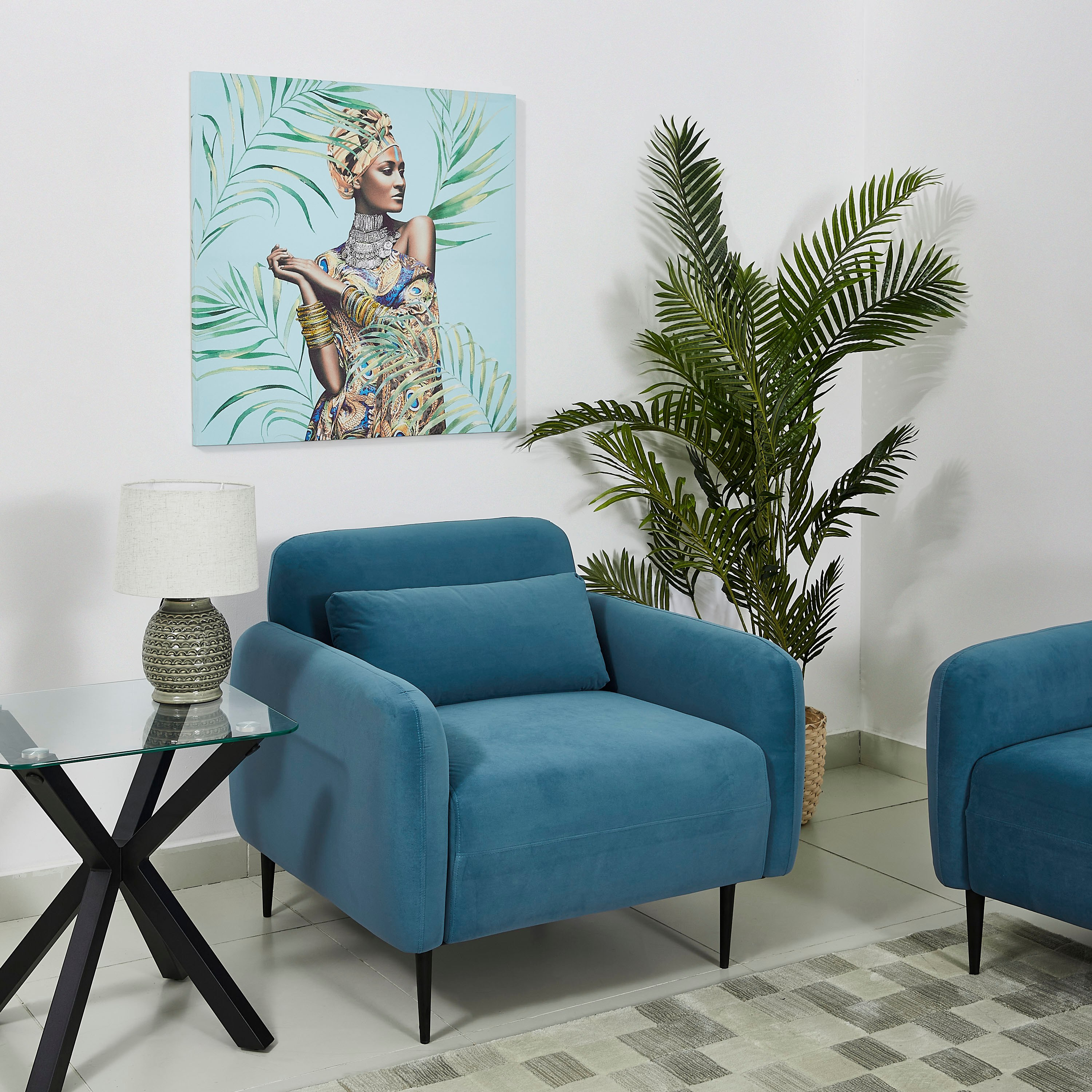 كنبة مخمليّة مقعد واحد مع وسادة من إيلفا-hbxlivingroom-sofasandarmchairs-sofas-image-2