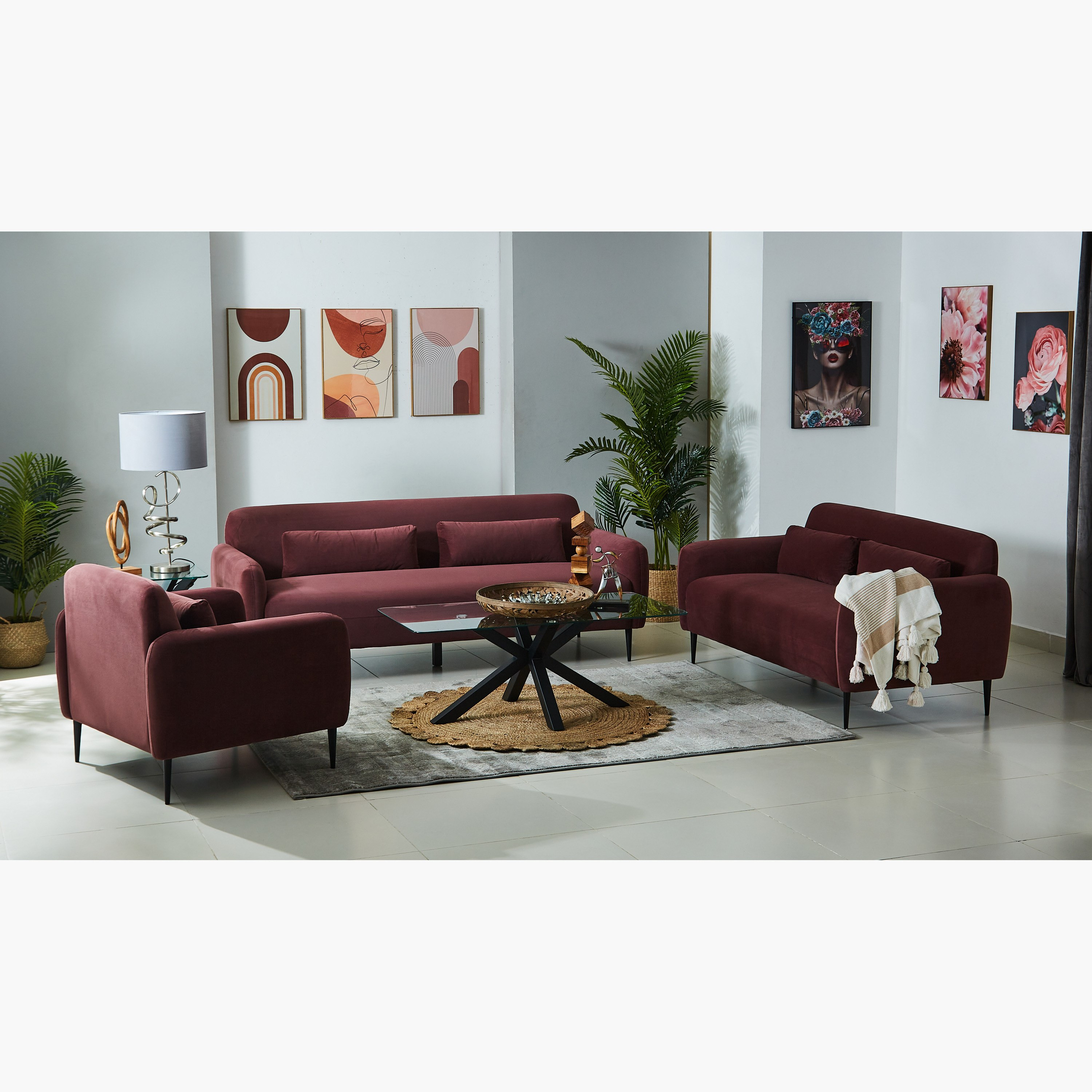 كنبة مخمليّة 3 مقاعد مع وسادتين من إلفا-hbxlivingroom-sofasandarmchairs-sofas-image-12