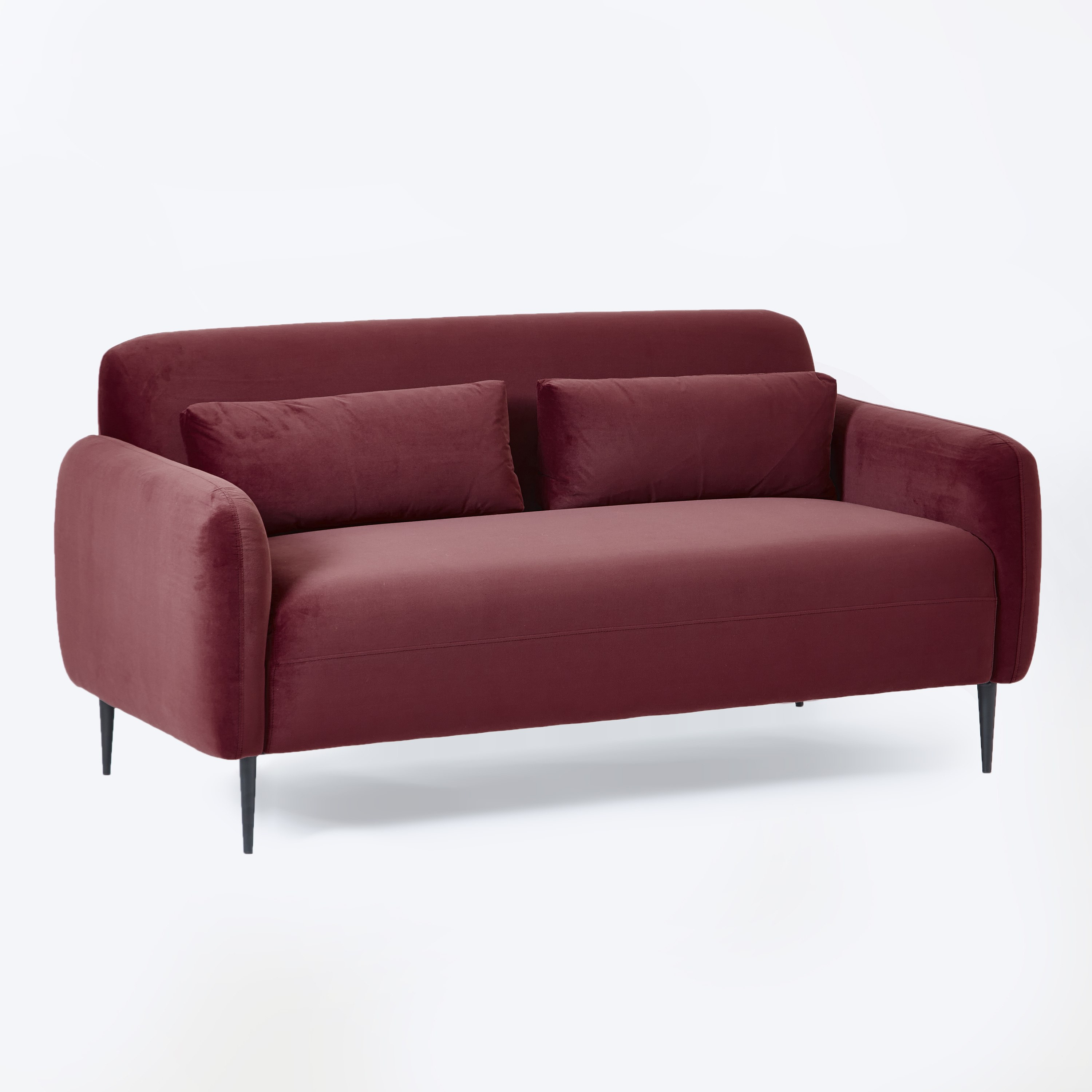 كنبة مخمليّة مقعدين مع وسادتين من إلفا-hbxlivingroom-sofasandarmchairs-sofas-image-13