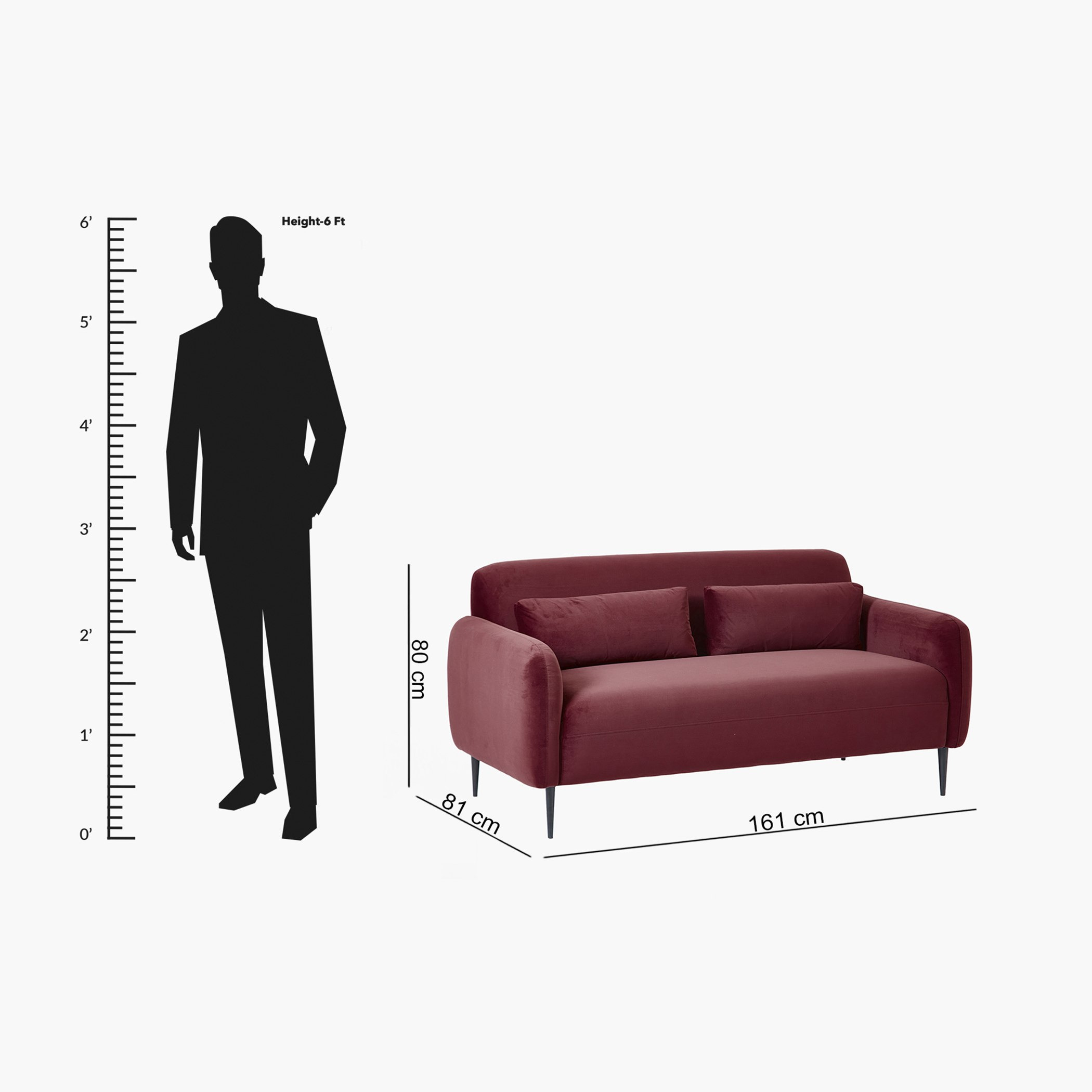 كنبة مخمليّة مقعدين مع وسادتين من إلفا-hbxlivingroom-sofasandarmchairs-sofas-image-14