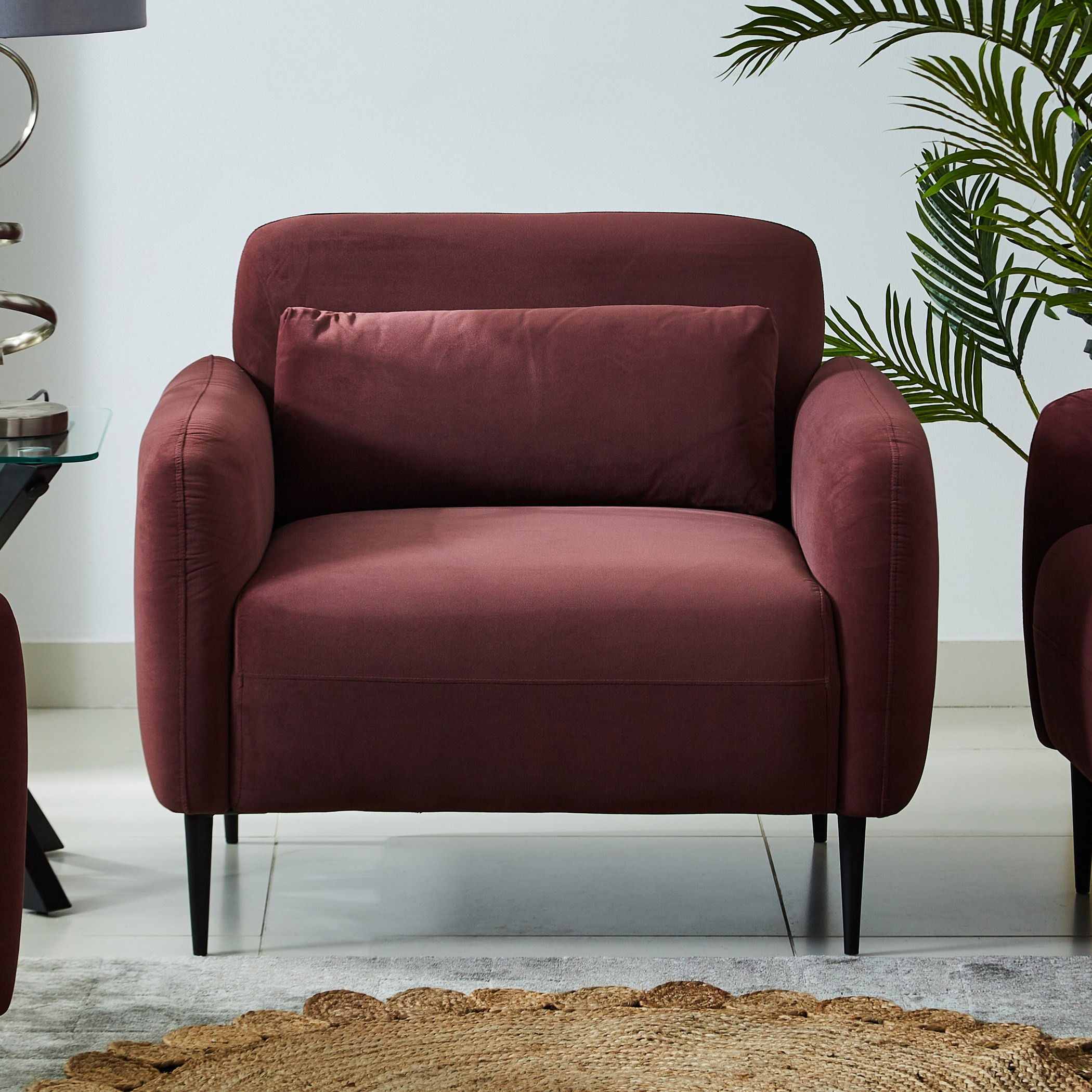 كنبة مخمليّة مقعد واحد مع وسادة من إيلفا-hbxlivingroom-sofasandarmchairs-sofas-image-3