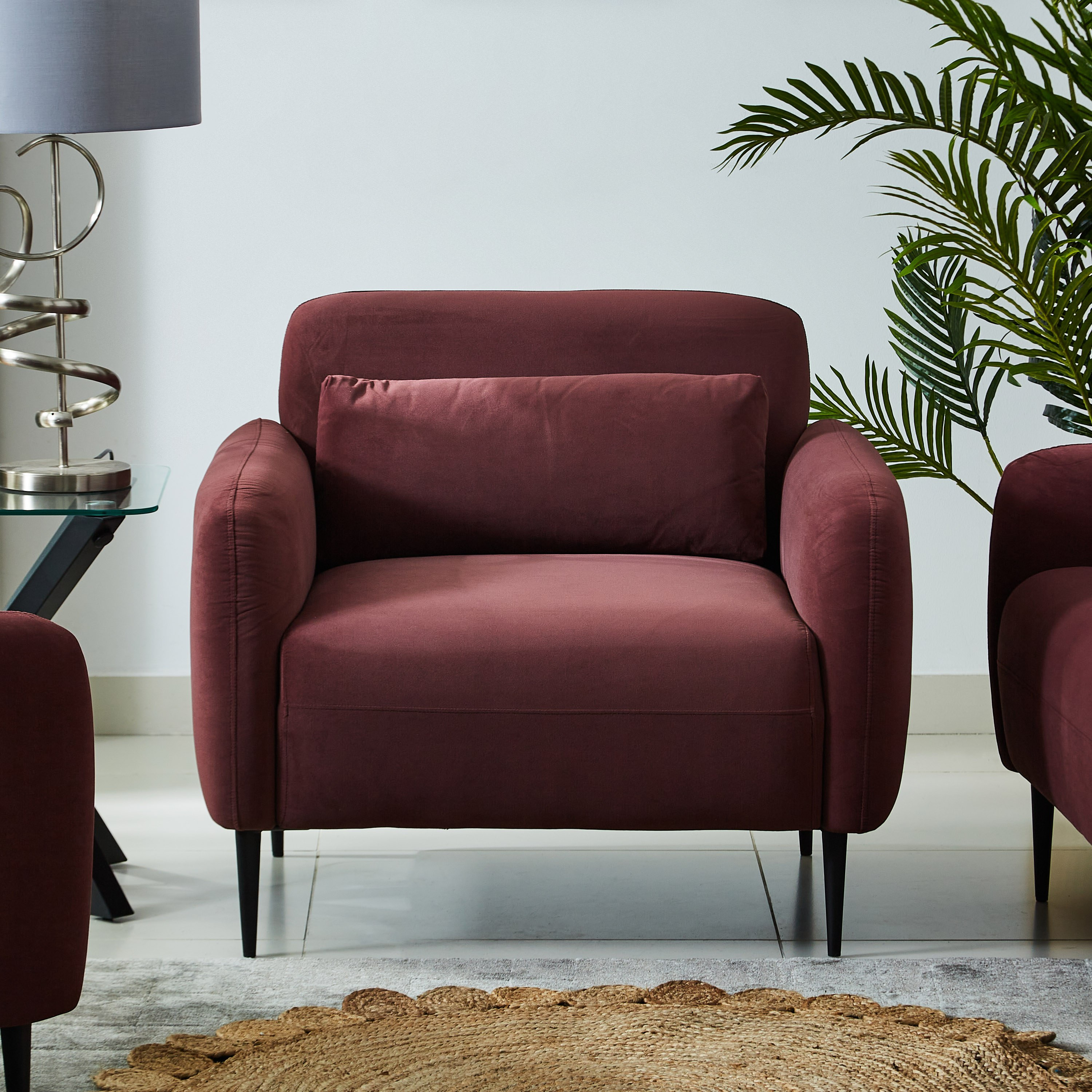 كنبة مخمليّة مقعد واحد مع وسادة من إيلفا-hbxlivingroom-sofasandarmchairs-sofas-image-5