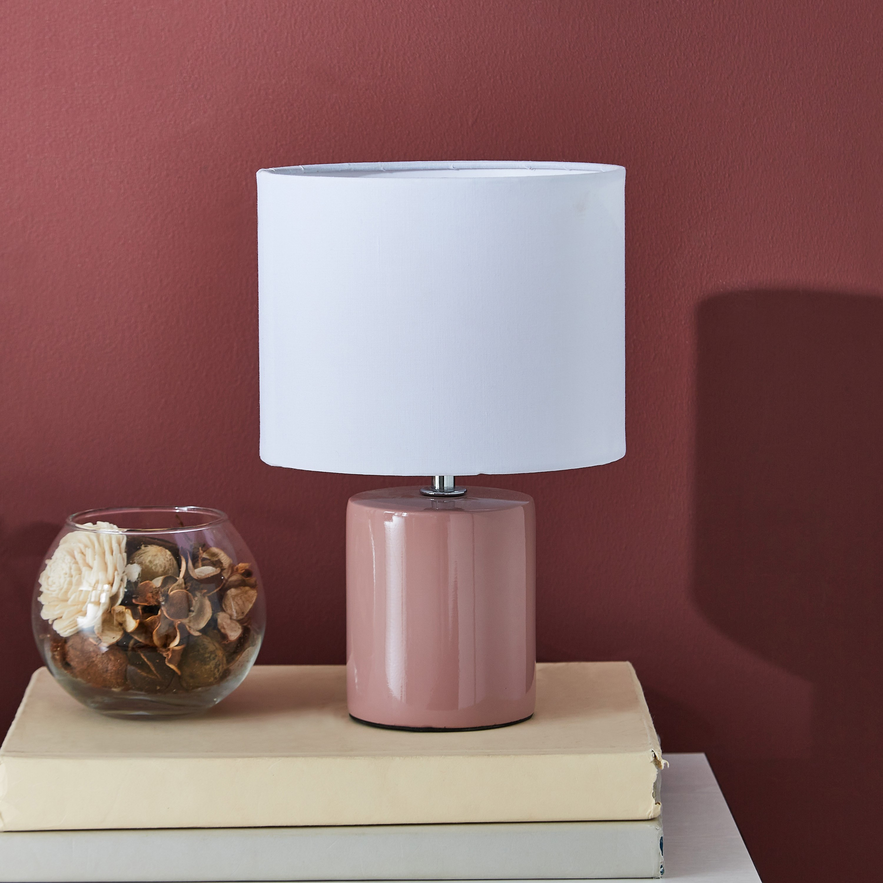 Blush pink hot sale table lamps