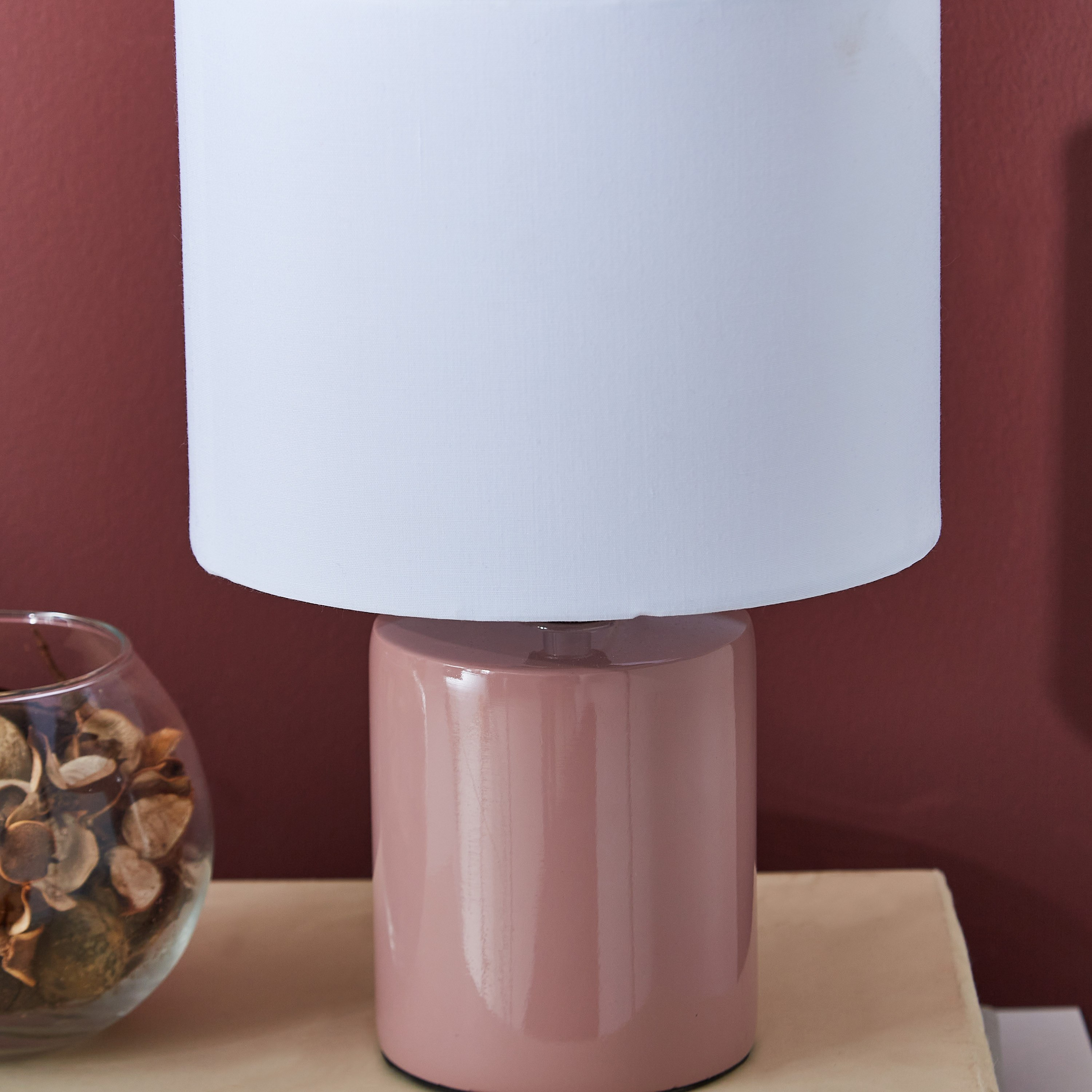 Lumiere Ceramic Facile Lamp - 28 cm-hbxlivingroom-lighting-tablelamps-image-3