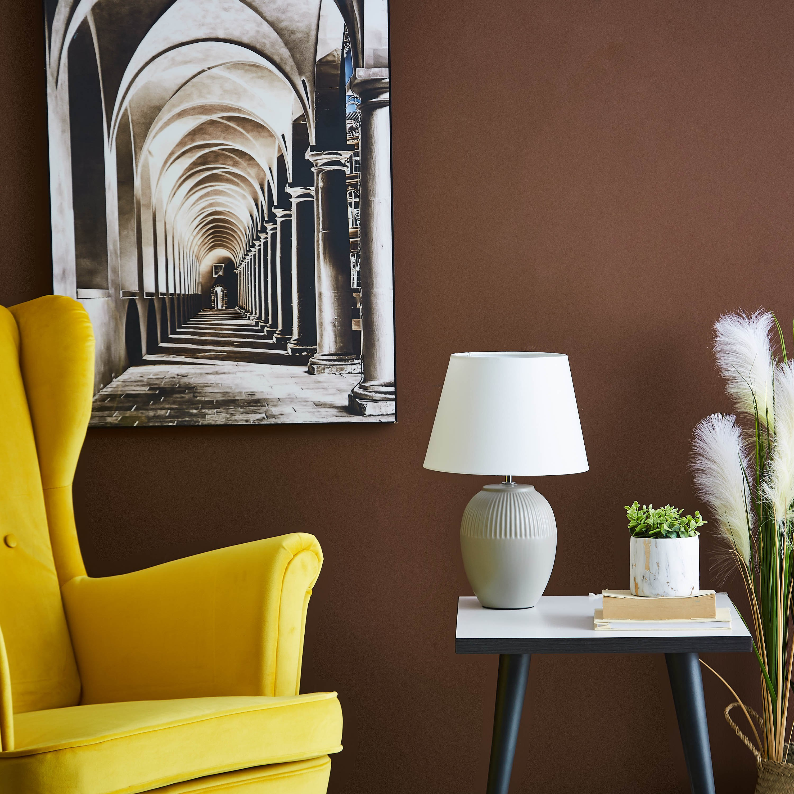 مصباح بيضاوي سيراميك من لوميير - 41 سم-hbxlivingroom-lighting-tablelamps-image-4