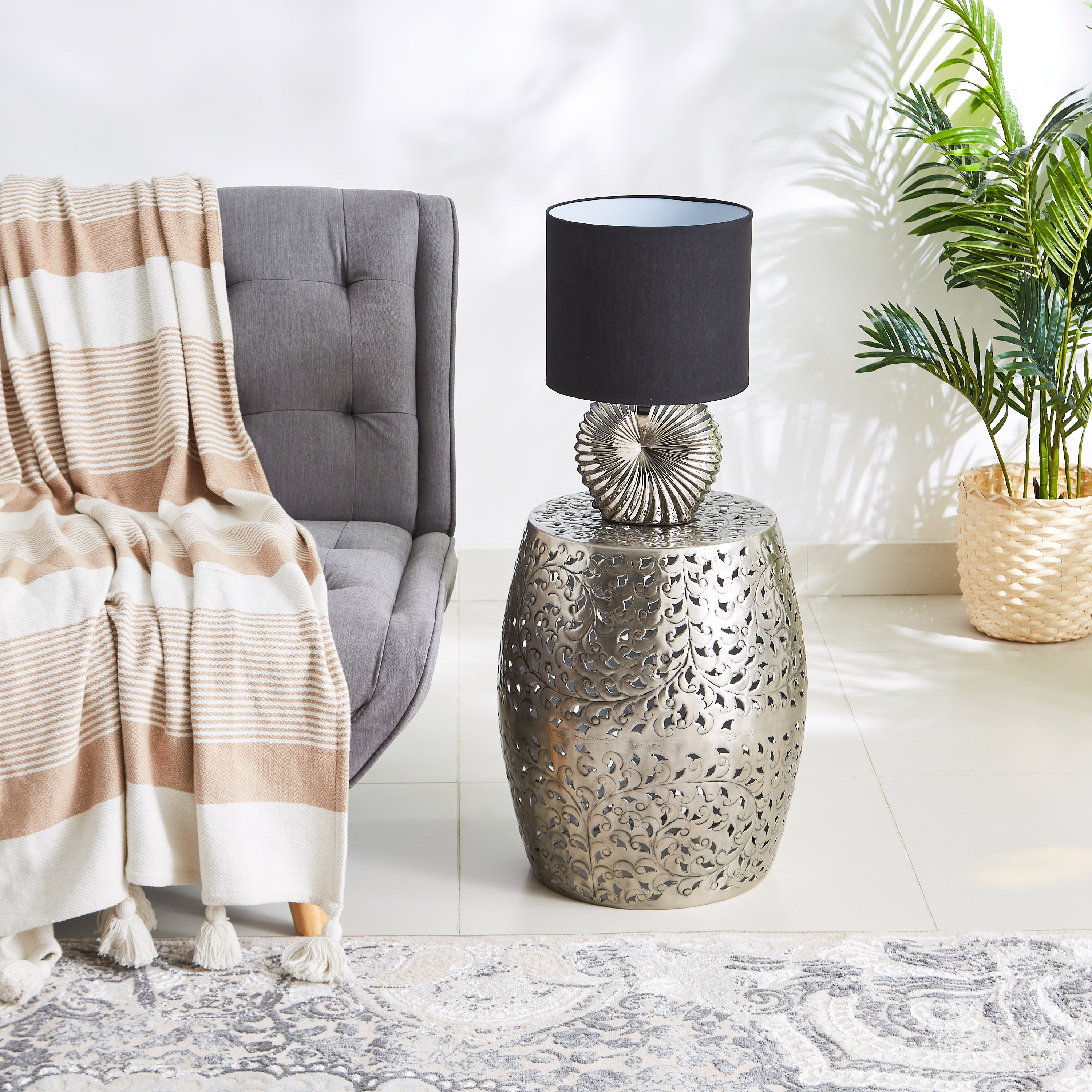 مصباح سيراميك كروي بارز الملمس من لوميير - 40 سم-hbxlivingroom-lighting-tablelamps-image-4