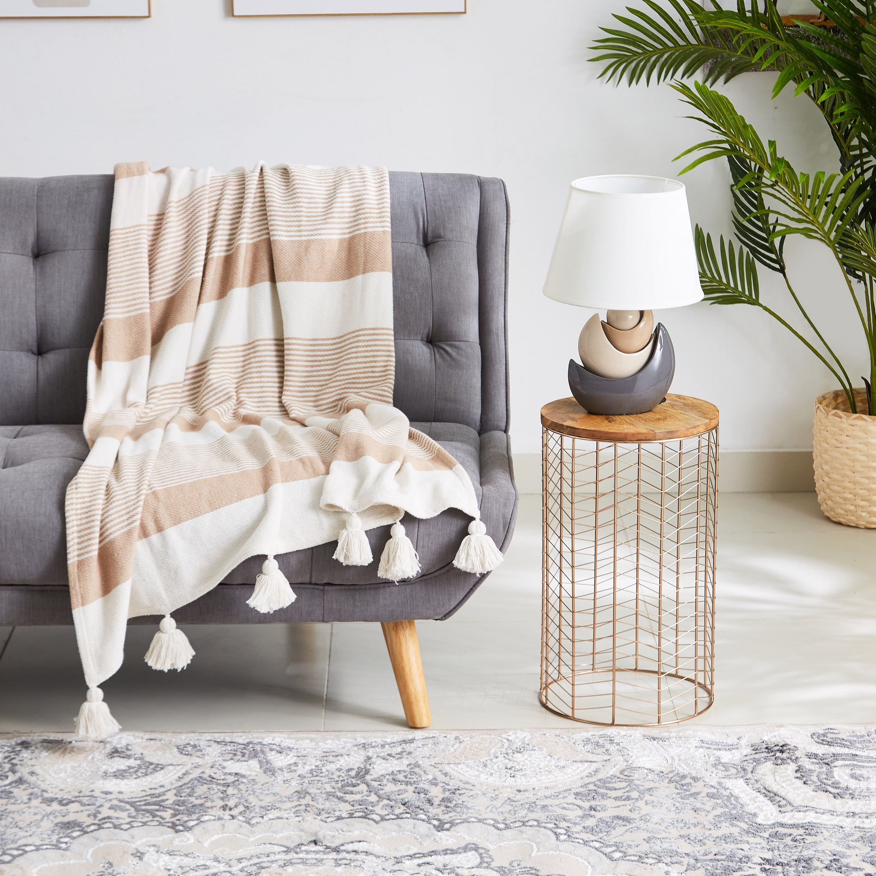 مصباح طاولة سيراميك مرصوف بالحصى من لوميير - 29 سم-hbxlivingroom-lighting-tablelamps-image-4