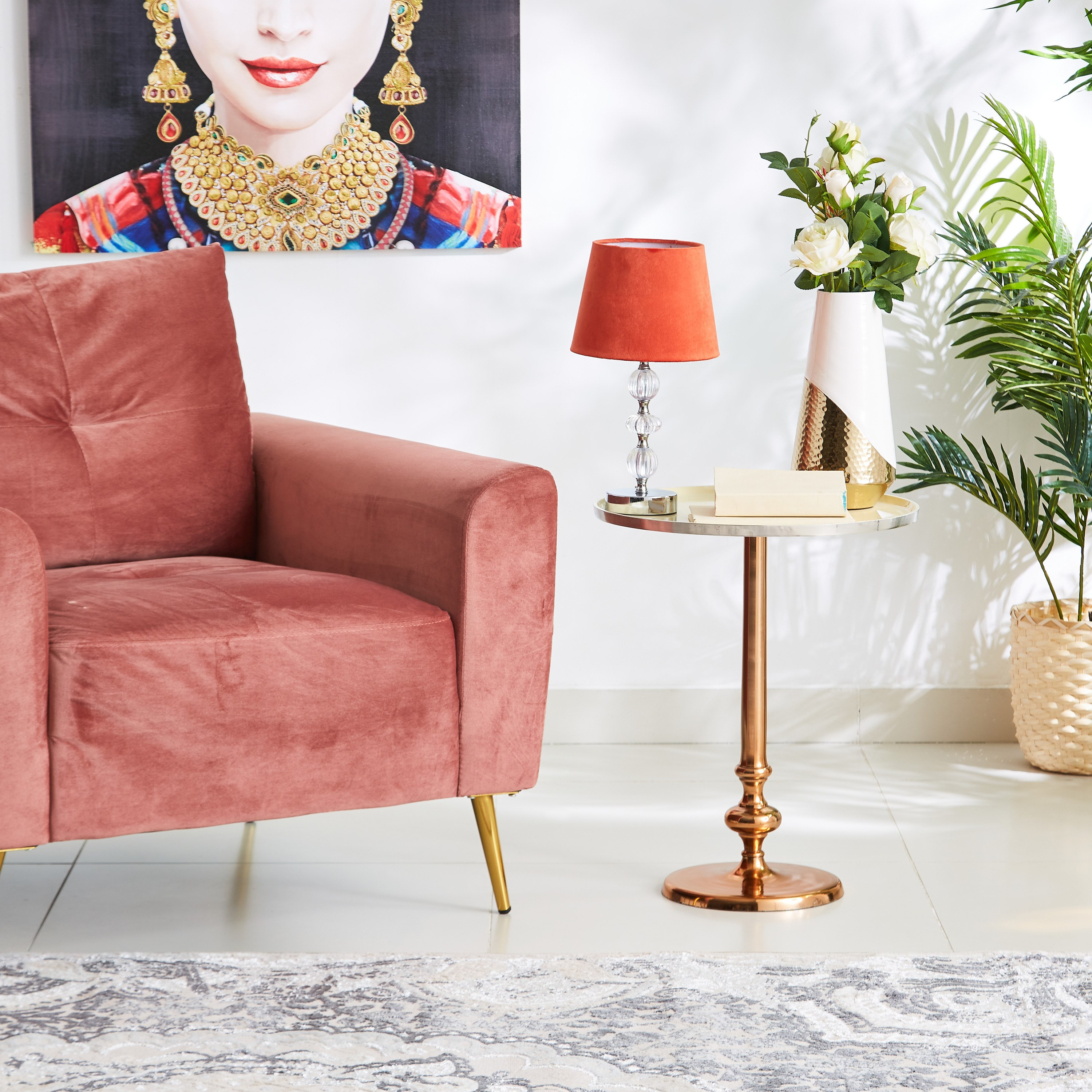مصباح زجاجي مخملي من لوميير - 36 سم-hbxlivingroom-lighting-tablelamps-image-4