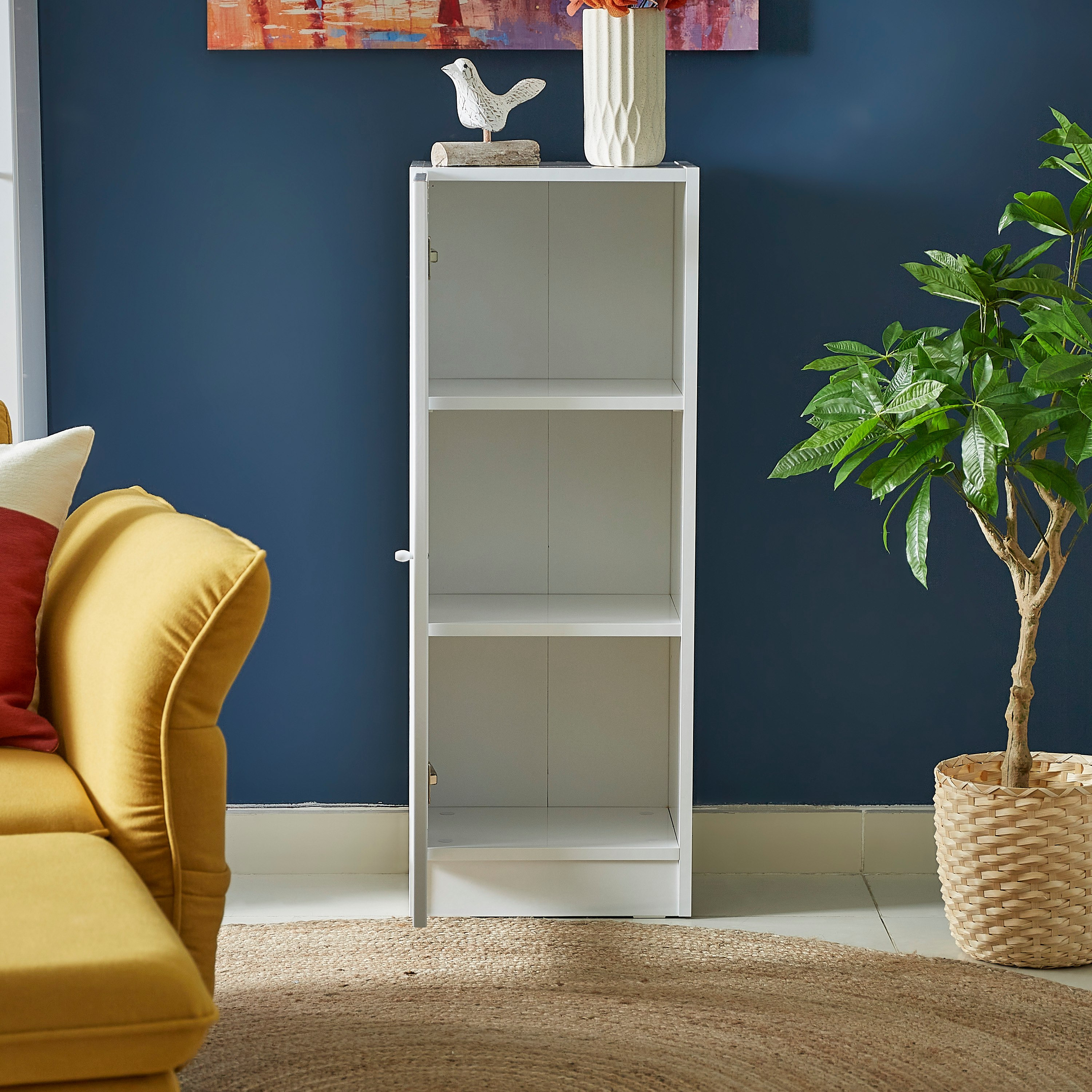 خزانة كتب بـ3 طوابق وباب زجاجي من آسكيم-hbxfurniture-office-bookcases-image-2