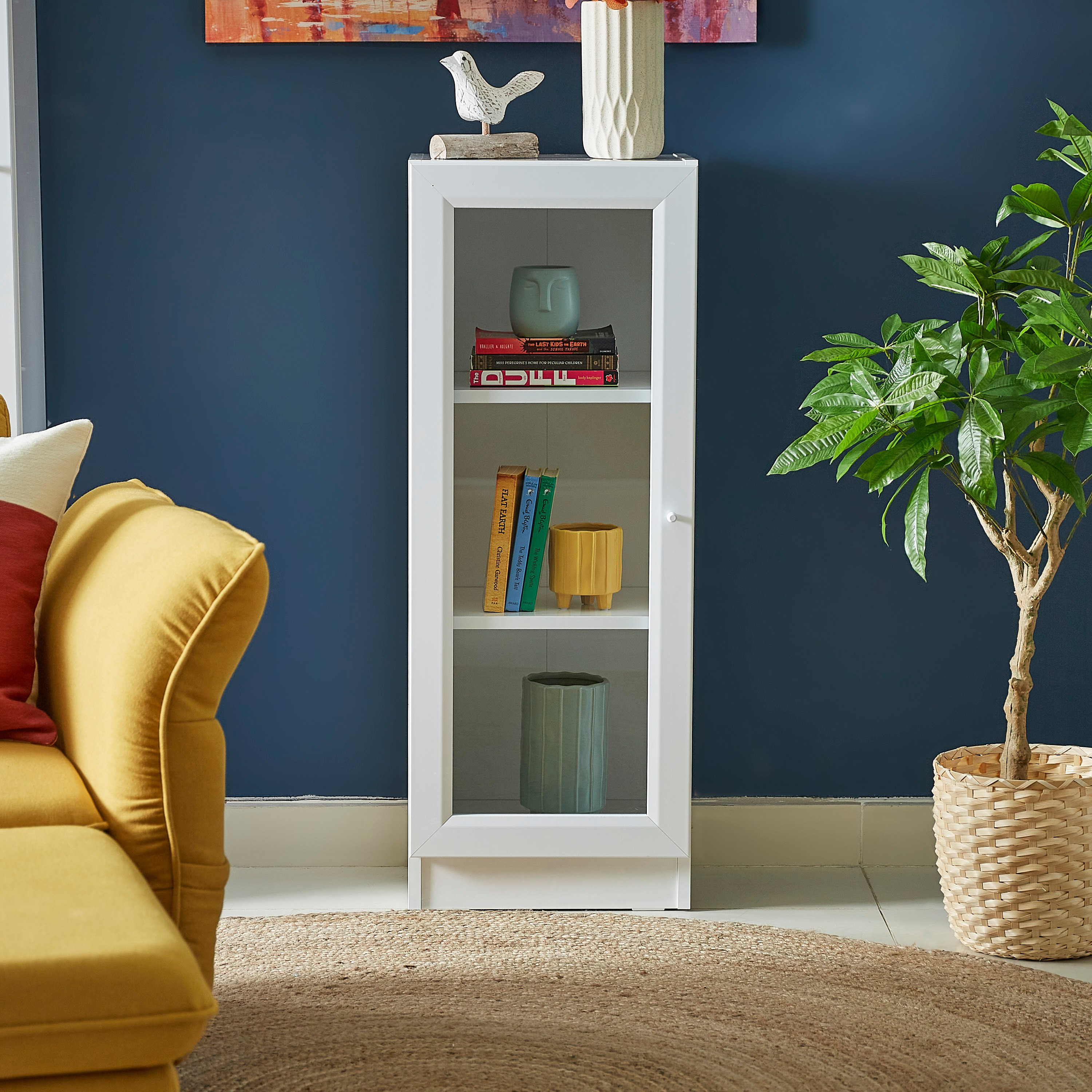 خزانة كتب بـ3 طوابق وباب زجاجي من آسكيم-hbxfurniture-office-bookcases-image-3