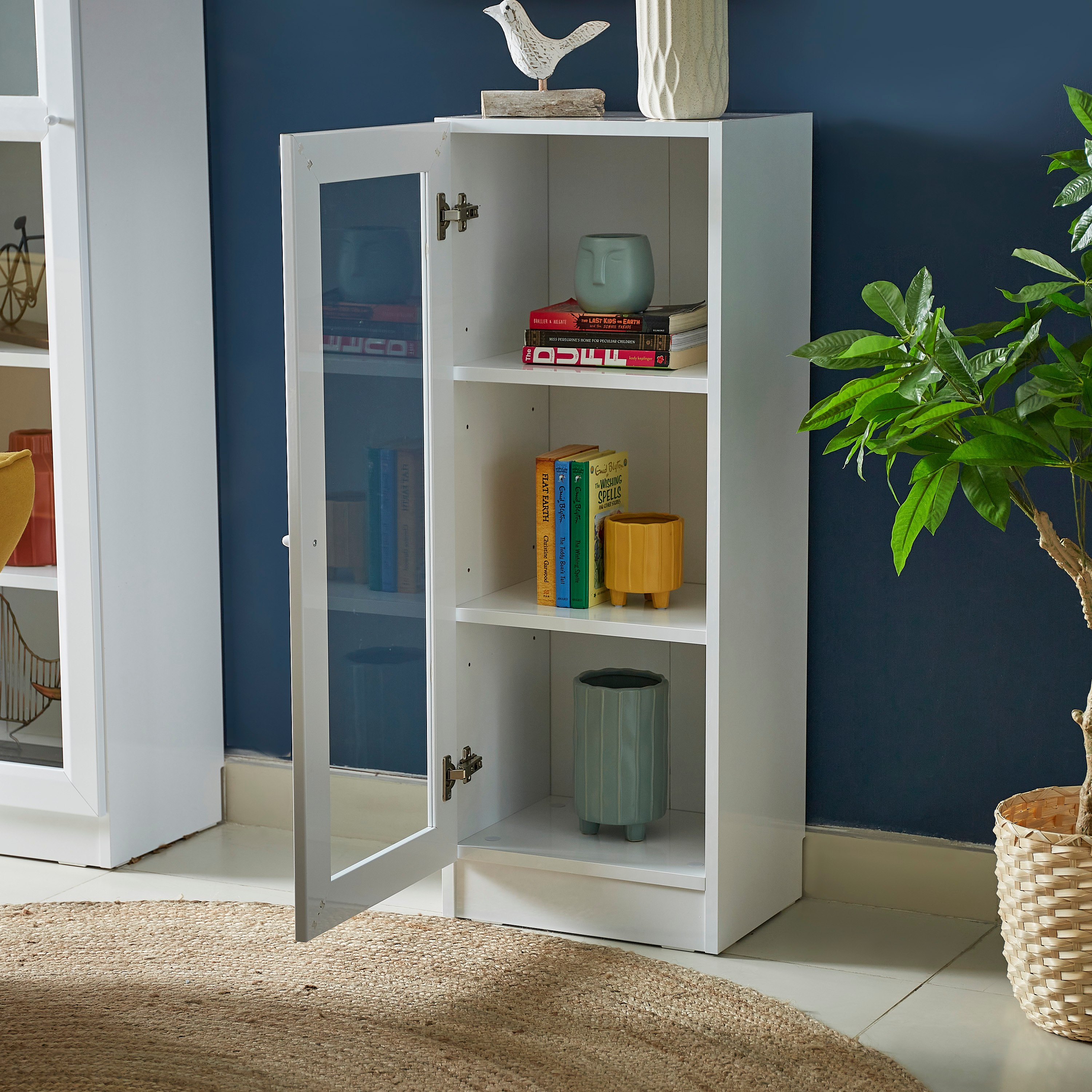خزانة كتب بـ3 طوابق وباب زجاجي من آسكيم-hbxfurniture-office-bookcases-image-4
