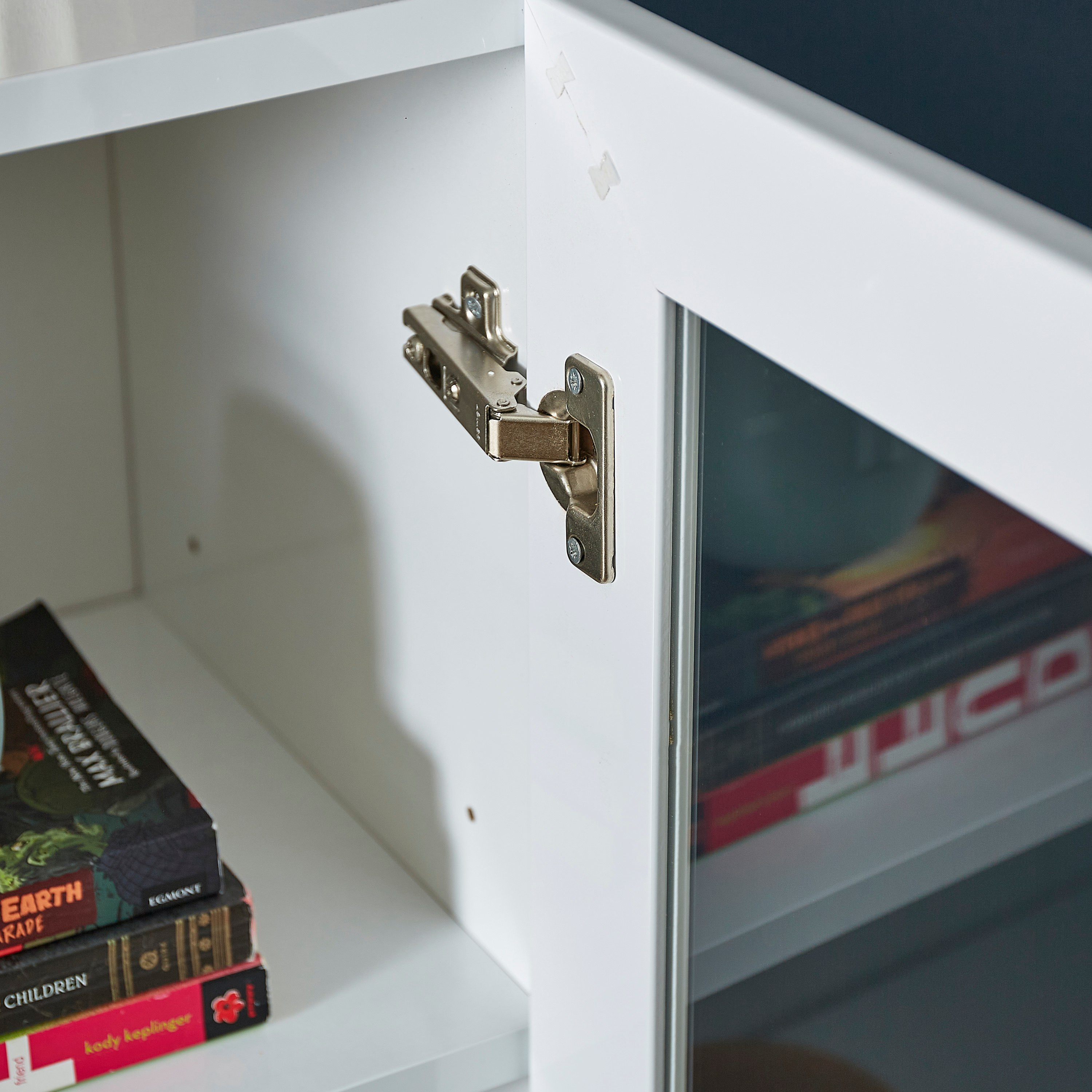 خزانة كتب بـ3 طوابق مع 2 أبواب زجاجيّة من آسكيم-hbxfurniture-office-bookcases-image-7