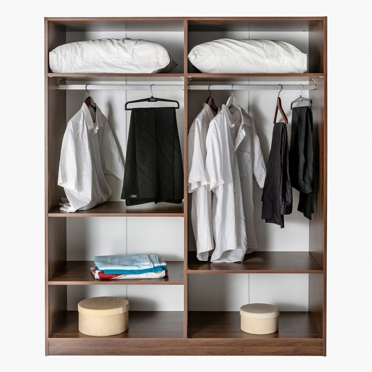خزانة ملابس 4 أبواب مع مرآة -كومو من موڤو-hbxfurniture-wardrobes-image-5