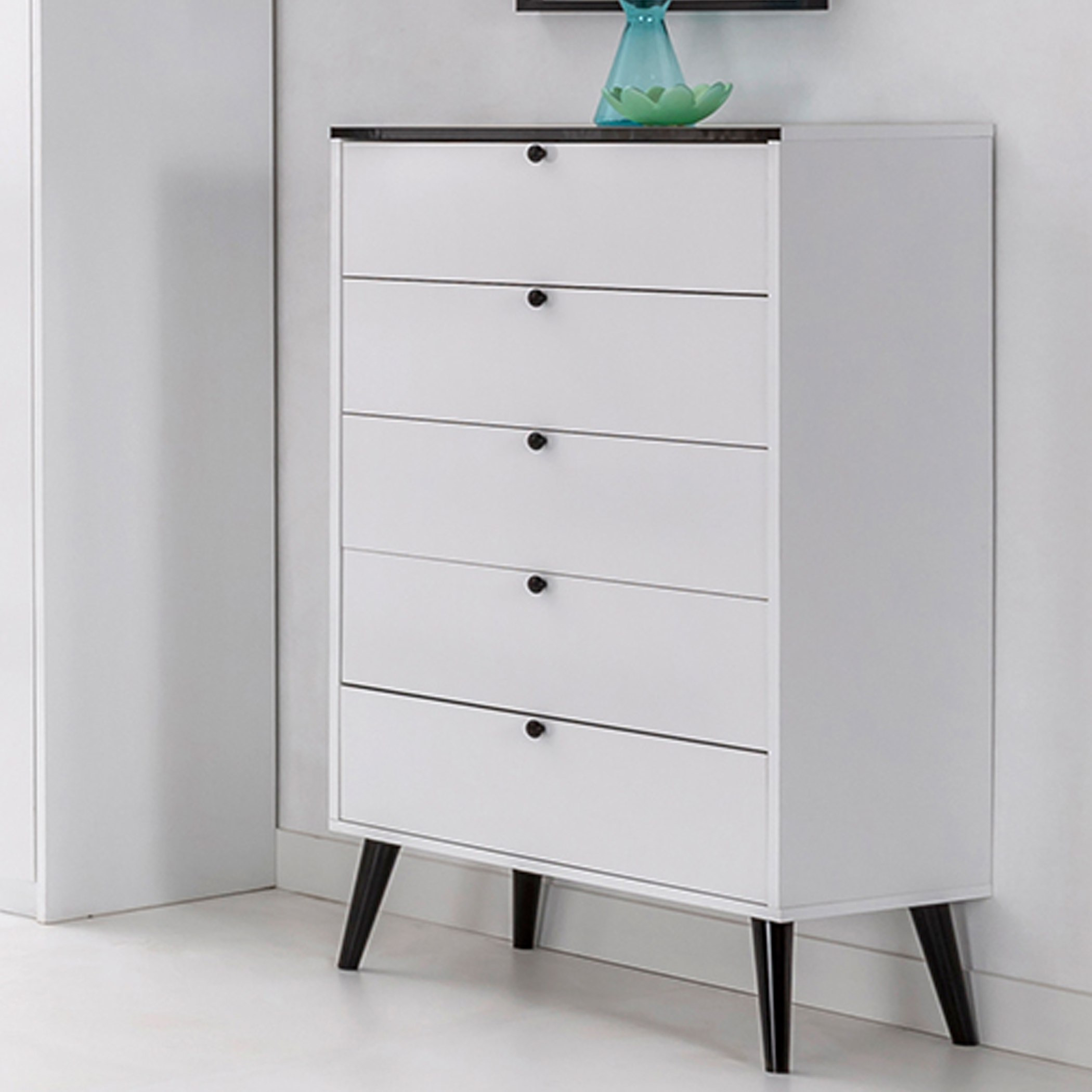 وحدة 5 أدراج من فنلندا-hbxfurniture-dressersandchests-chestofdrawers-image-1