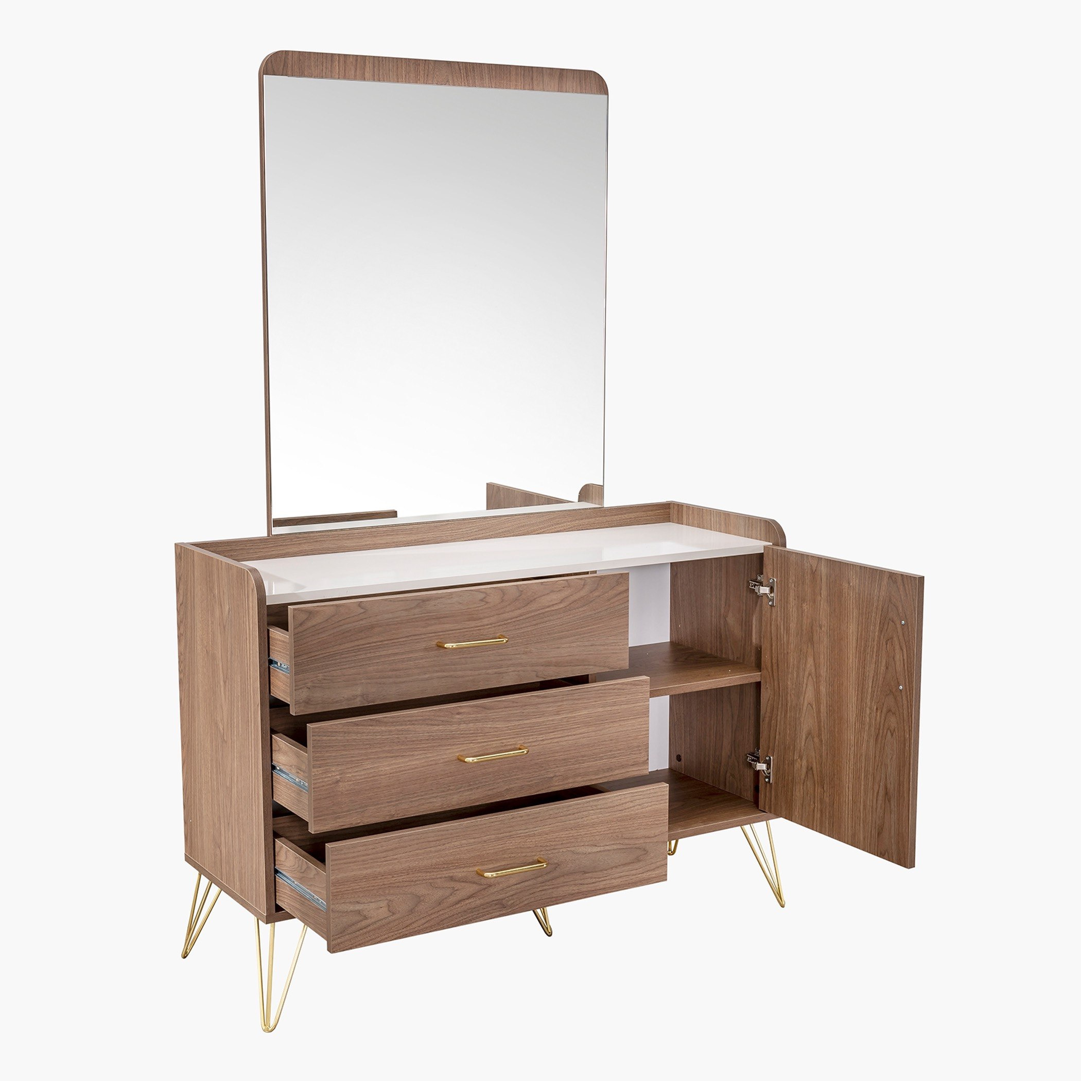 طقم غرفة نوم كينج 5 قطع من نيتشر - 180x200 سم-hbxbedroom-bedsandbedsets-bedroomsets-king-image-12