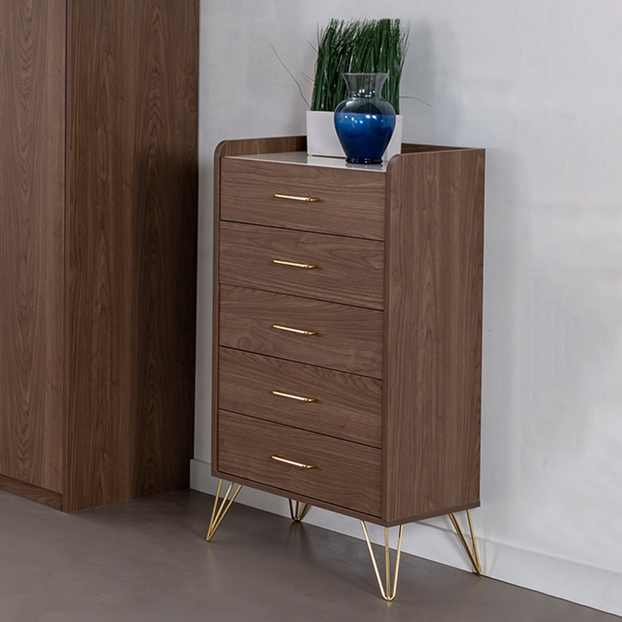 وحدة تخزين بـ 5 أدراج من نيتشر-hbxfurniture-dressersandchests-chestofdrawers-image-1