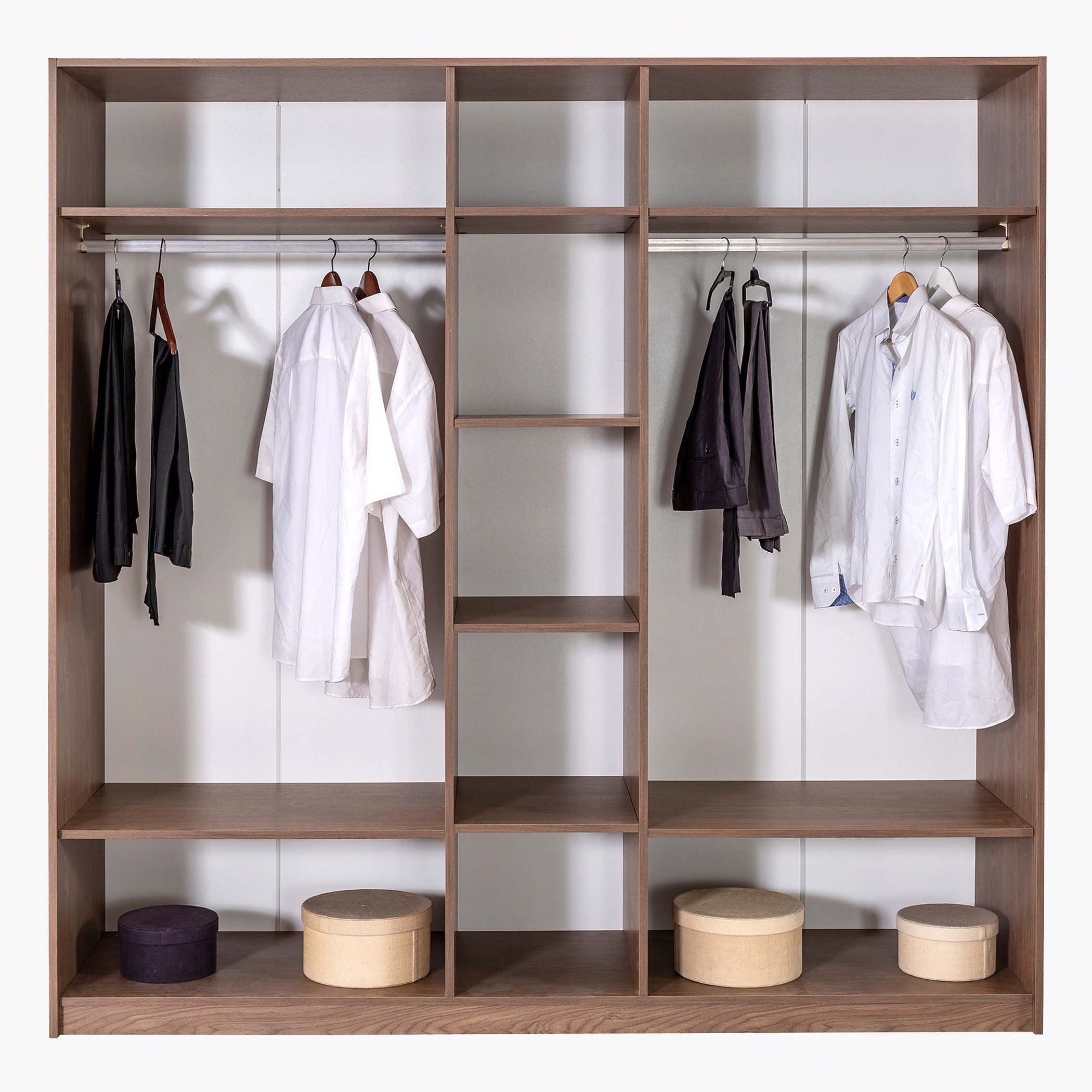 Nature 5-Door Wardrobe with Mirror-hbxfurniture-wardrobes-image-4