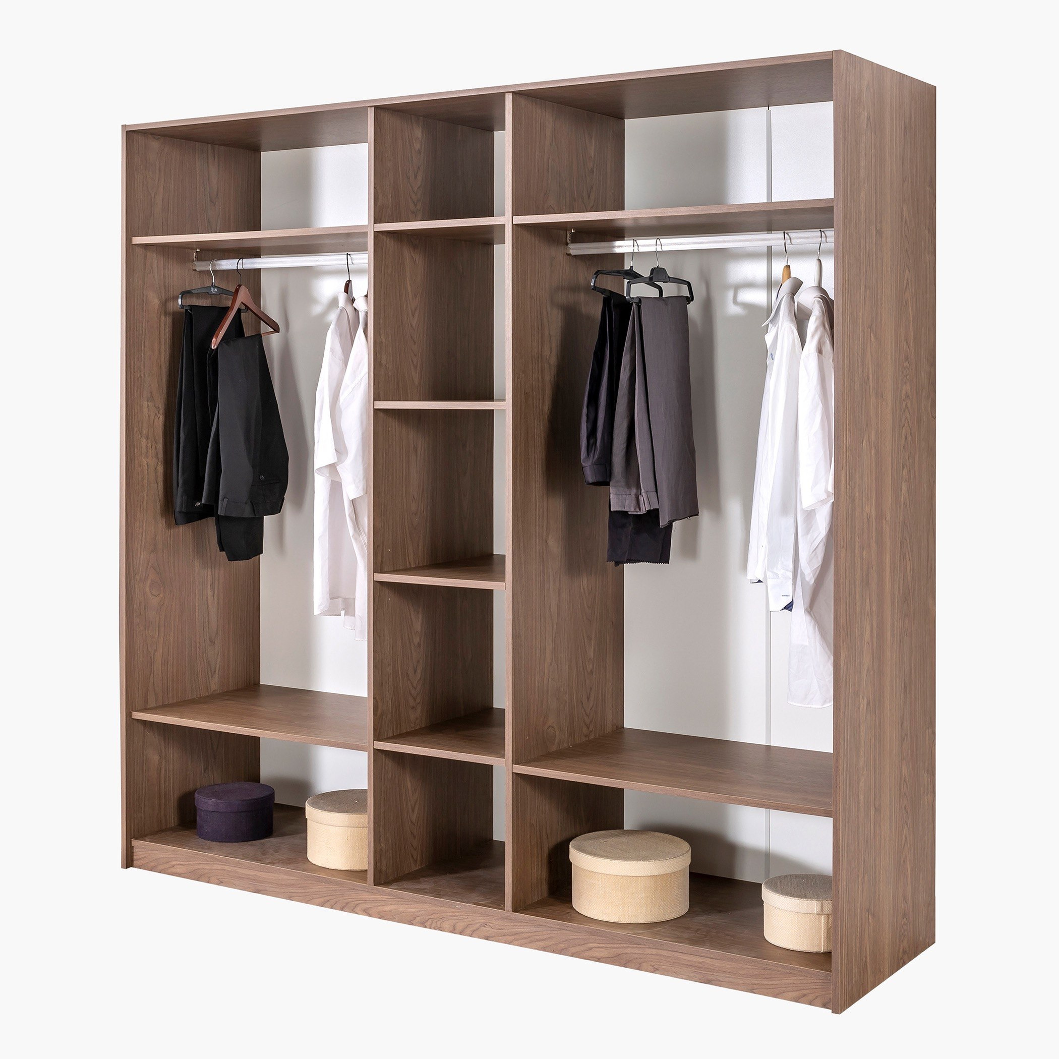 Nature 5-Door Wardrobe with Mirror-hbxfurniture-wardrobes-image-6