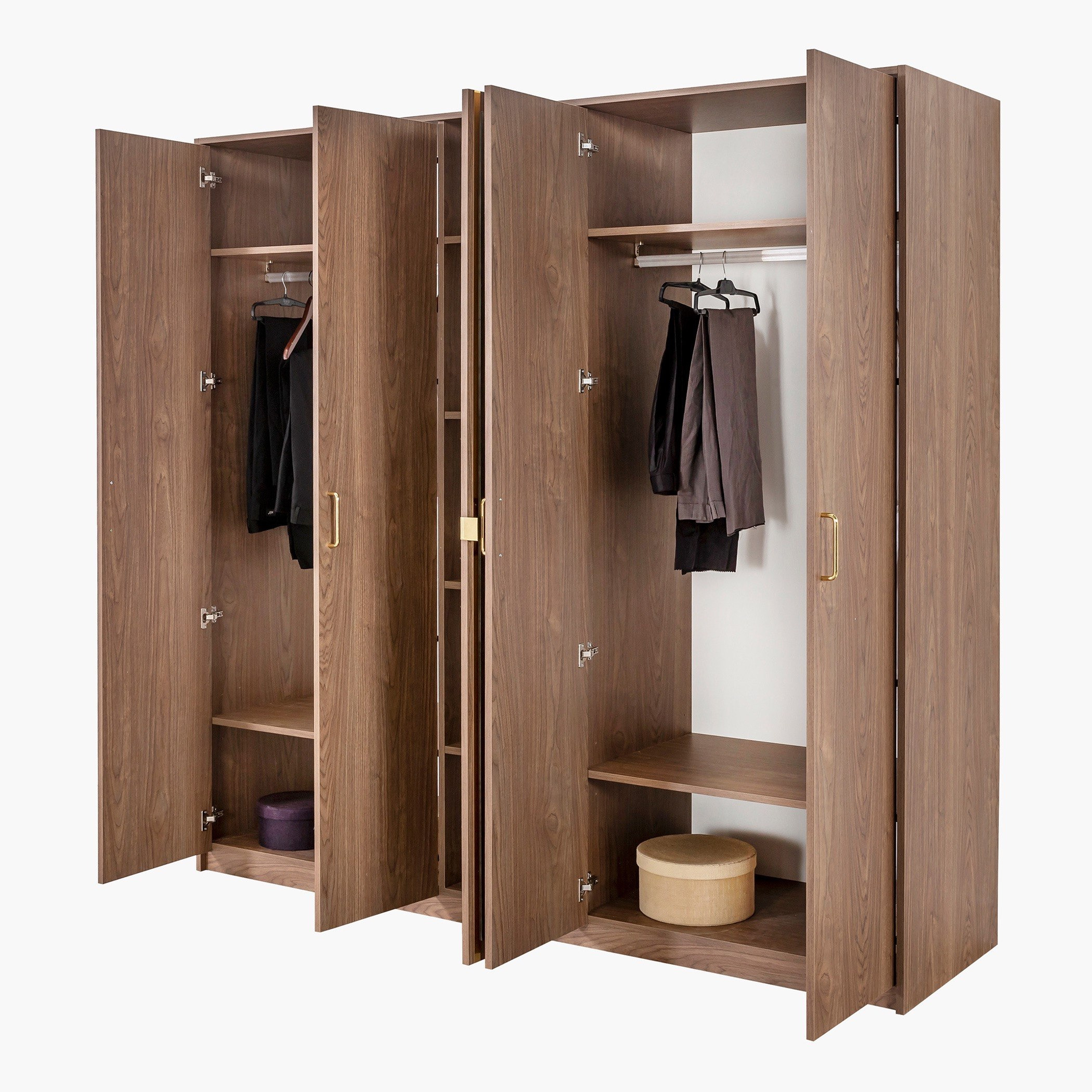 Nature 5-Door Wardrobe with Mirror-hbxfurniture-wardrobes-image-7