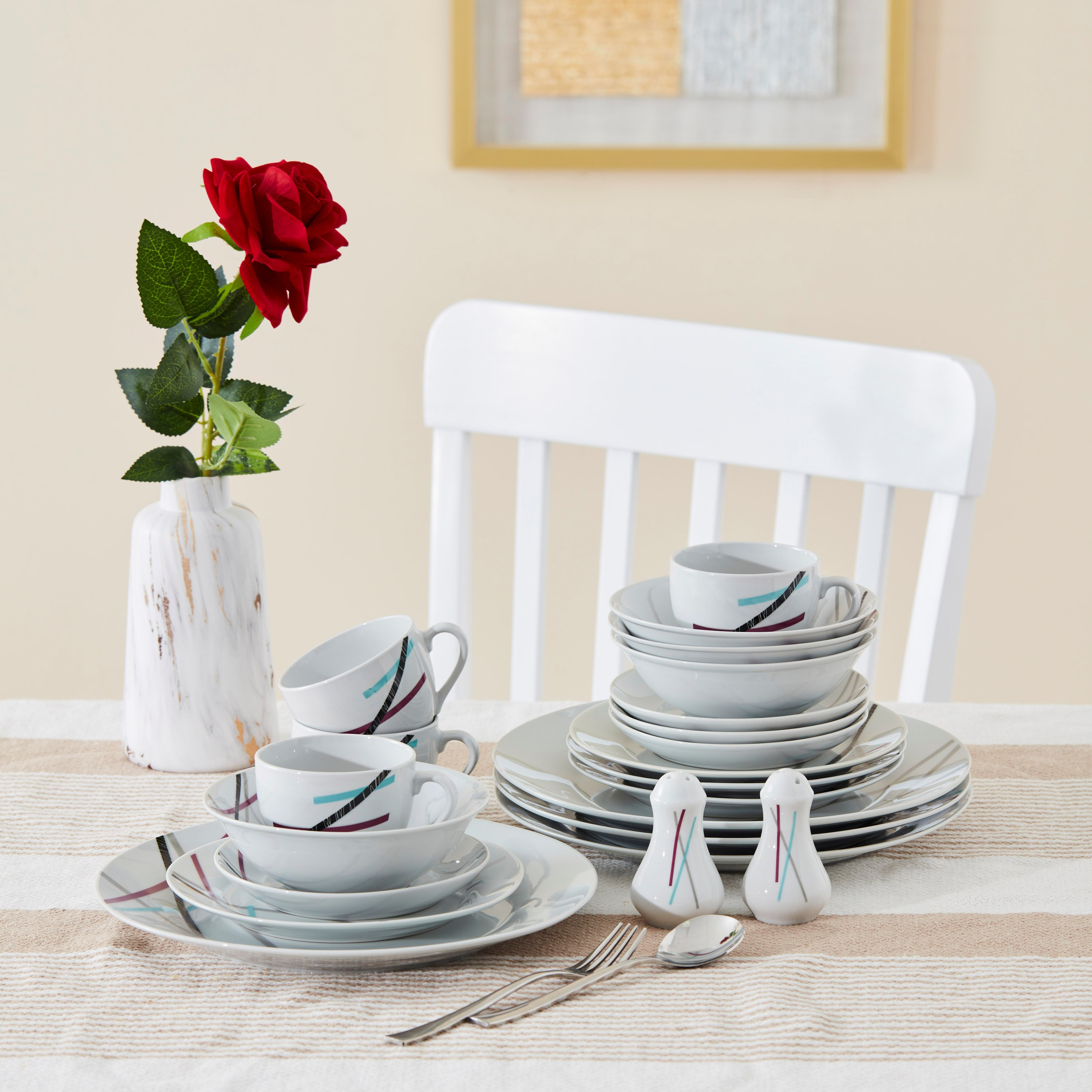 طقم عشاء بروسلين 22- قطعة من مانهاتن-hbxhomeware-hbxkitchen-image-1