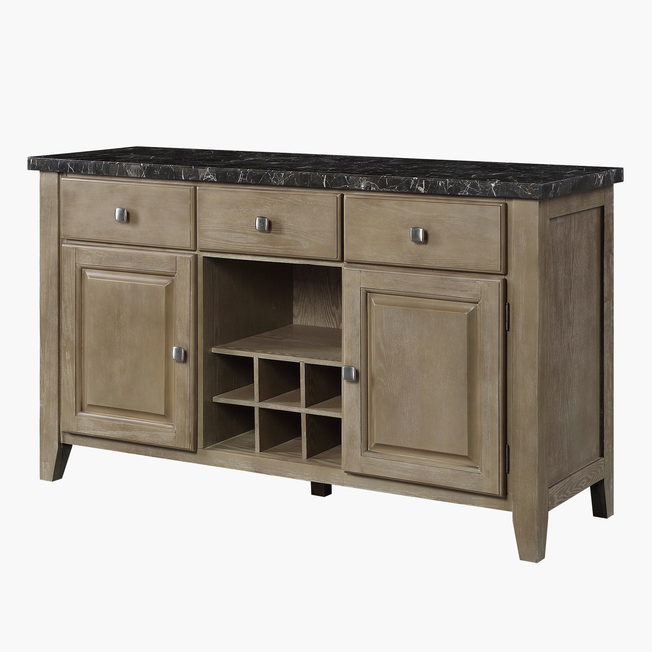 Buffet with shop marble top