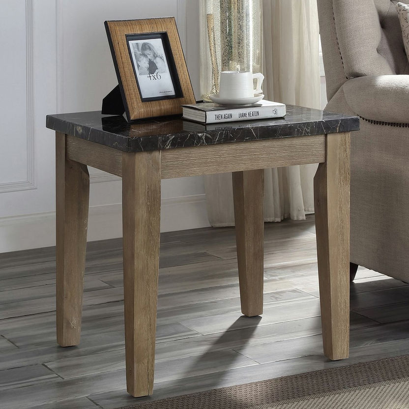 Arlington Marble Top End Table-End Tables-image-0