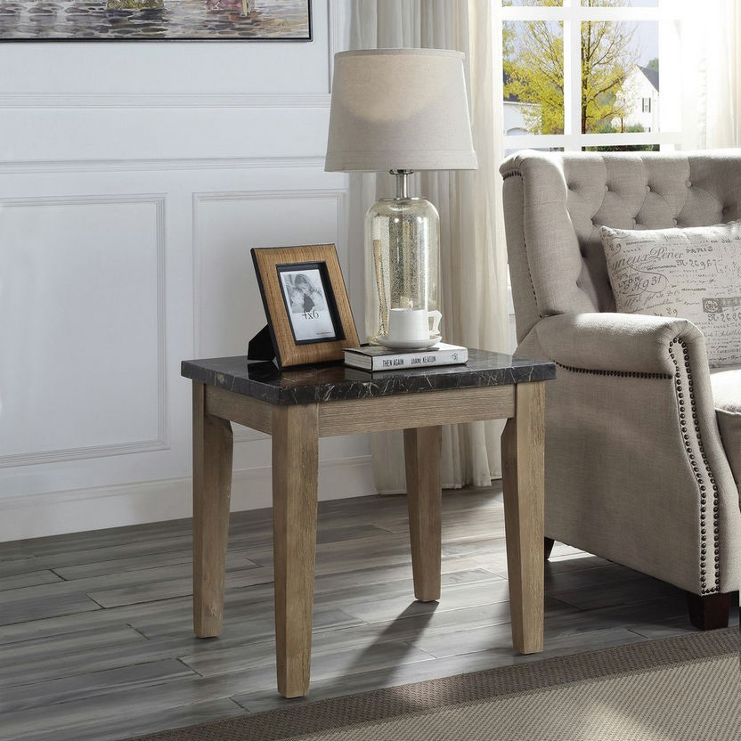 Arlington Marble Top End Table-End Tables-image-4