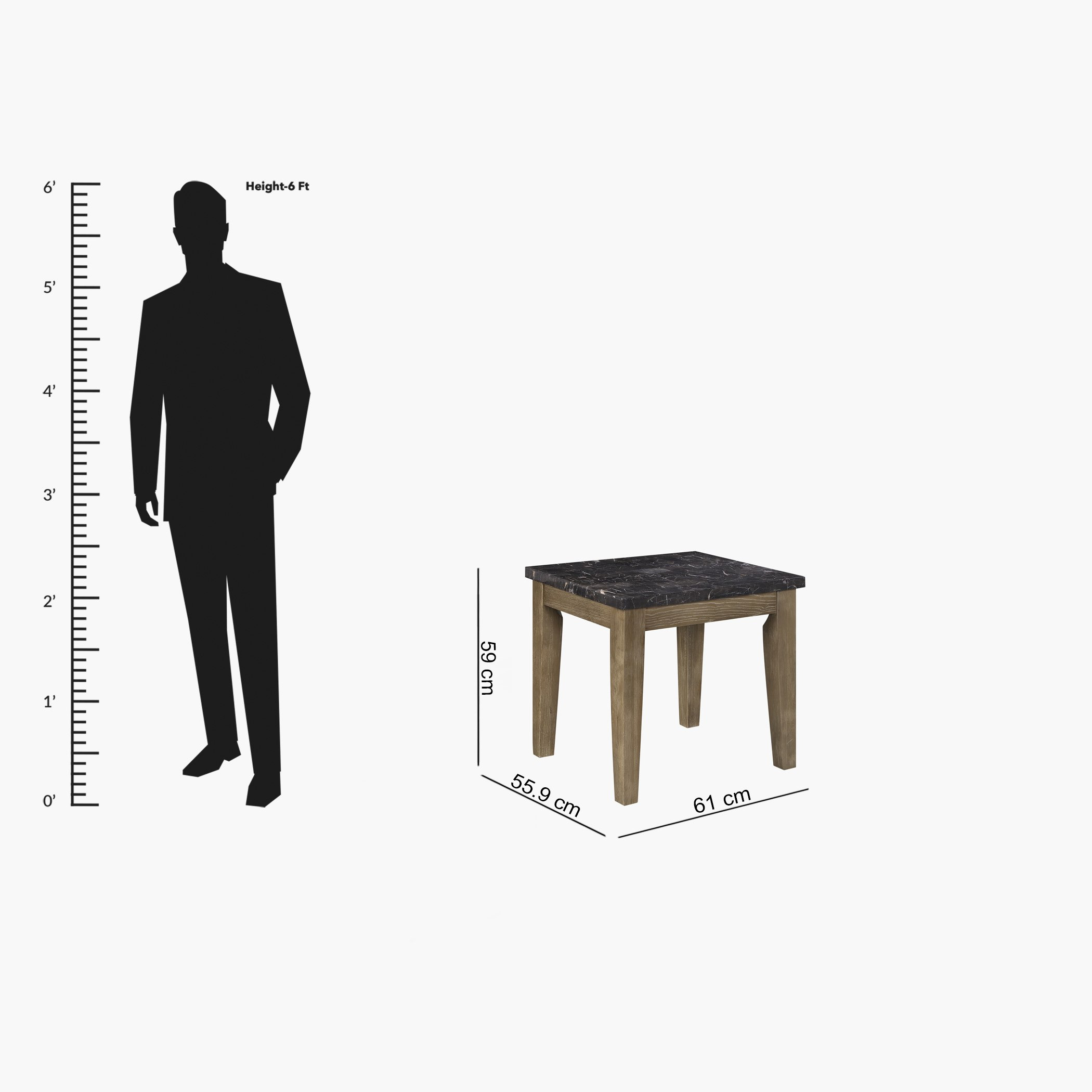 Arlington Marble Top End Table-hbxfurniture-livingroom-endtables-image-8