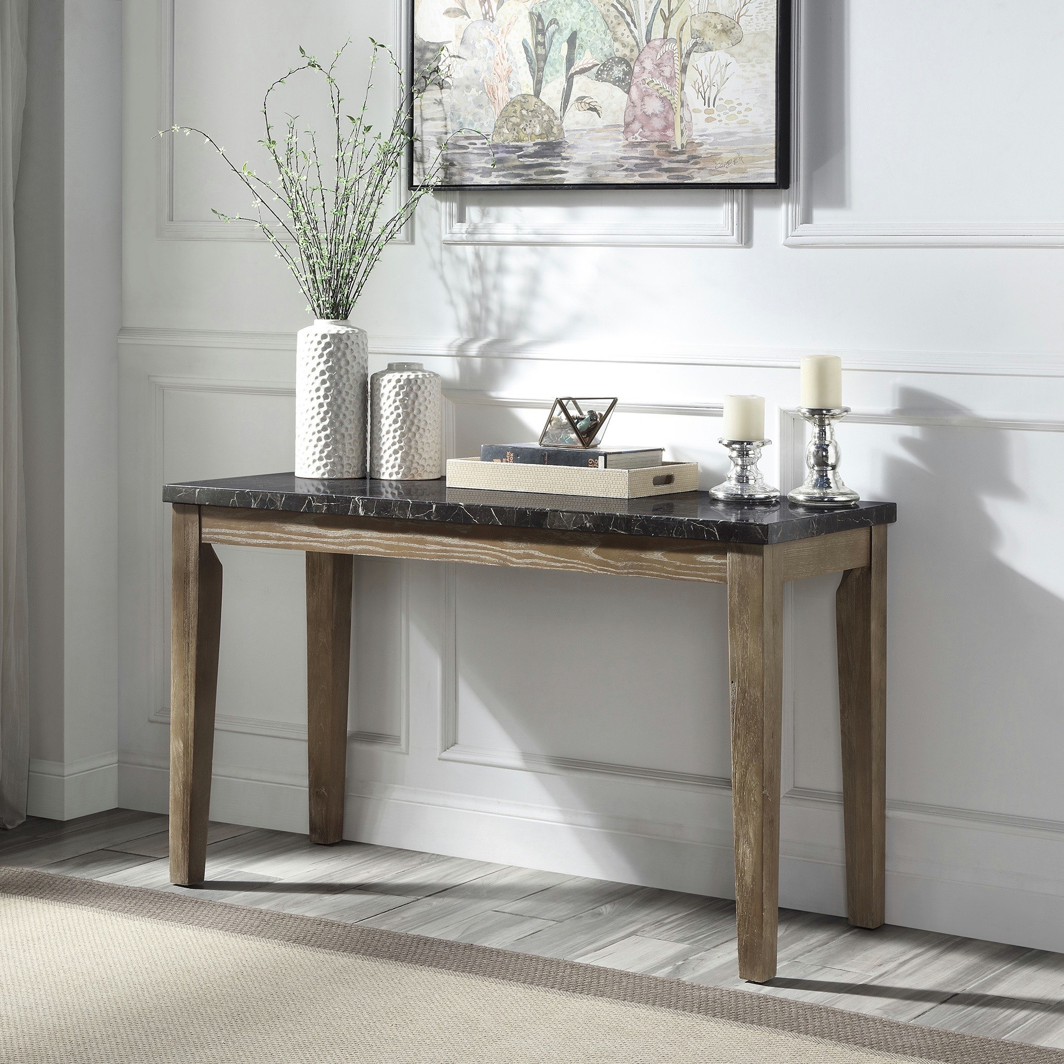 طاولة كنبة بسطح رخام من أرلينجتون-hbxfurniture-tablesandstands-consoletables-image-2