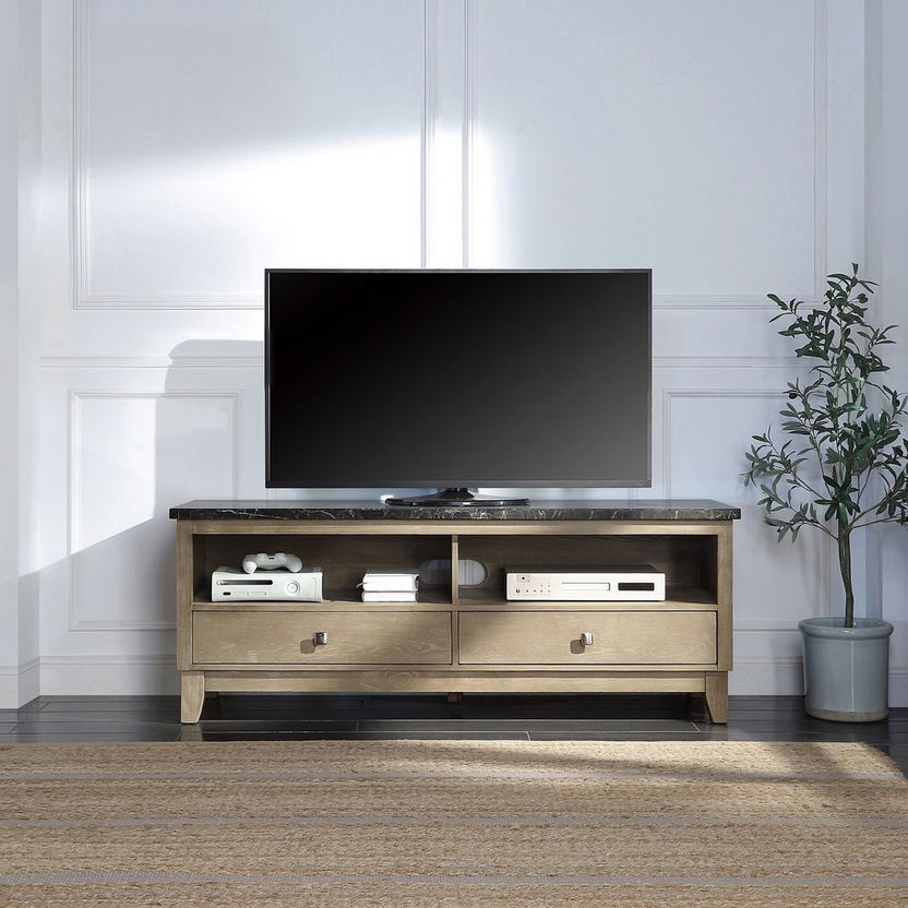 Arlington Marble Top TV Unit for TVs up to 65 inches-TV Units-image-0