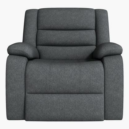 York 1-Seater Water-Resistant Fabric Recliner-Recliner Sofas-image-1