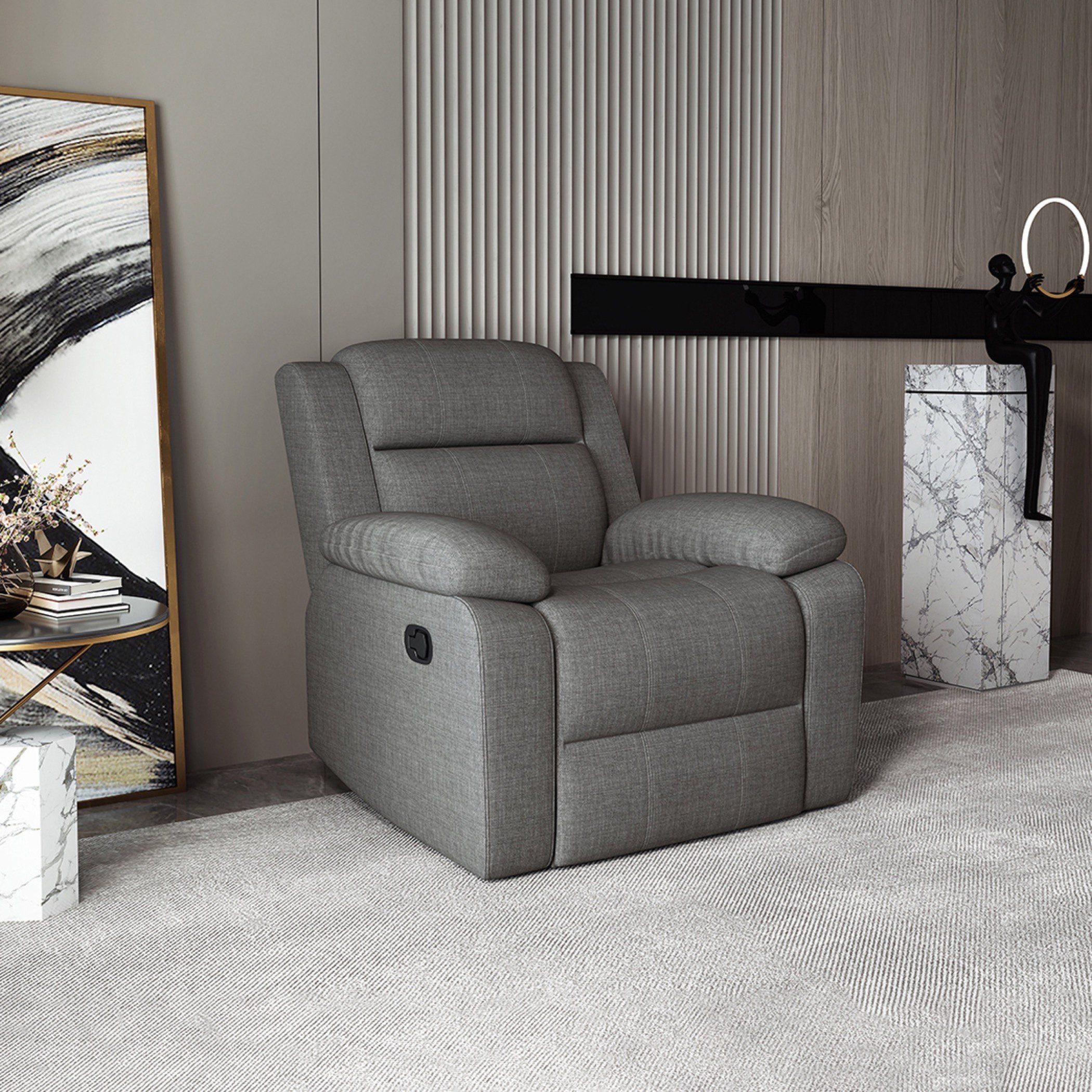 كنبة قماشيّة مقاومة للماء مقعد واحد من ميركور-hbxfurniture-sofasandarmchairs-reclinersofas-image-1
