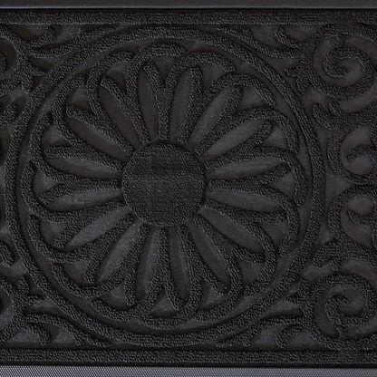 Medallion Embossed Anti-Skid Polypropylene Doormat - 45x75 cms