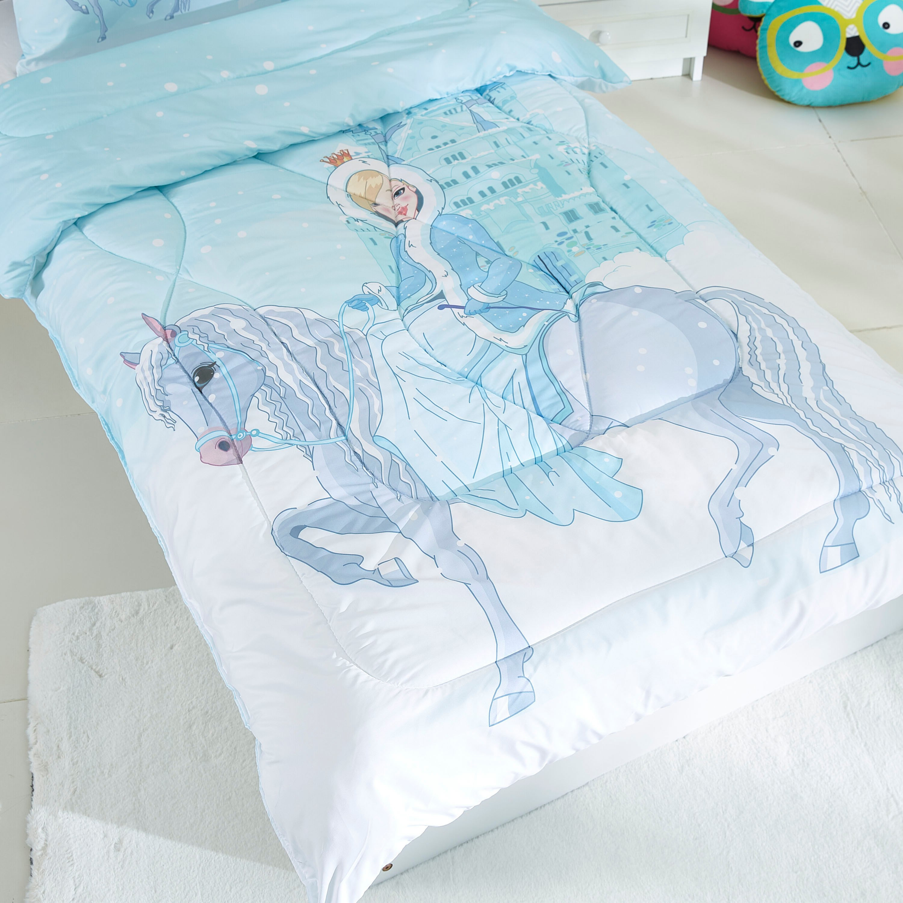 Modish Girl Digital Print 2-Piece Full Comforter Set - 135x220 cm-hbxhomeware-hbxkidsandyouth-image-4