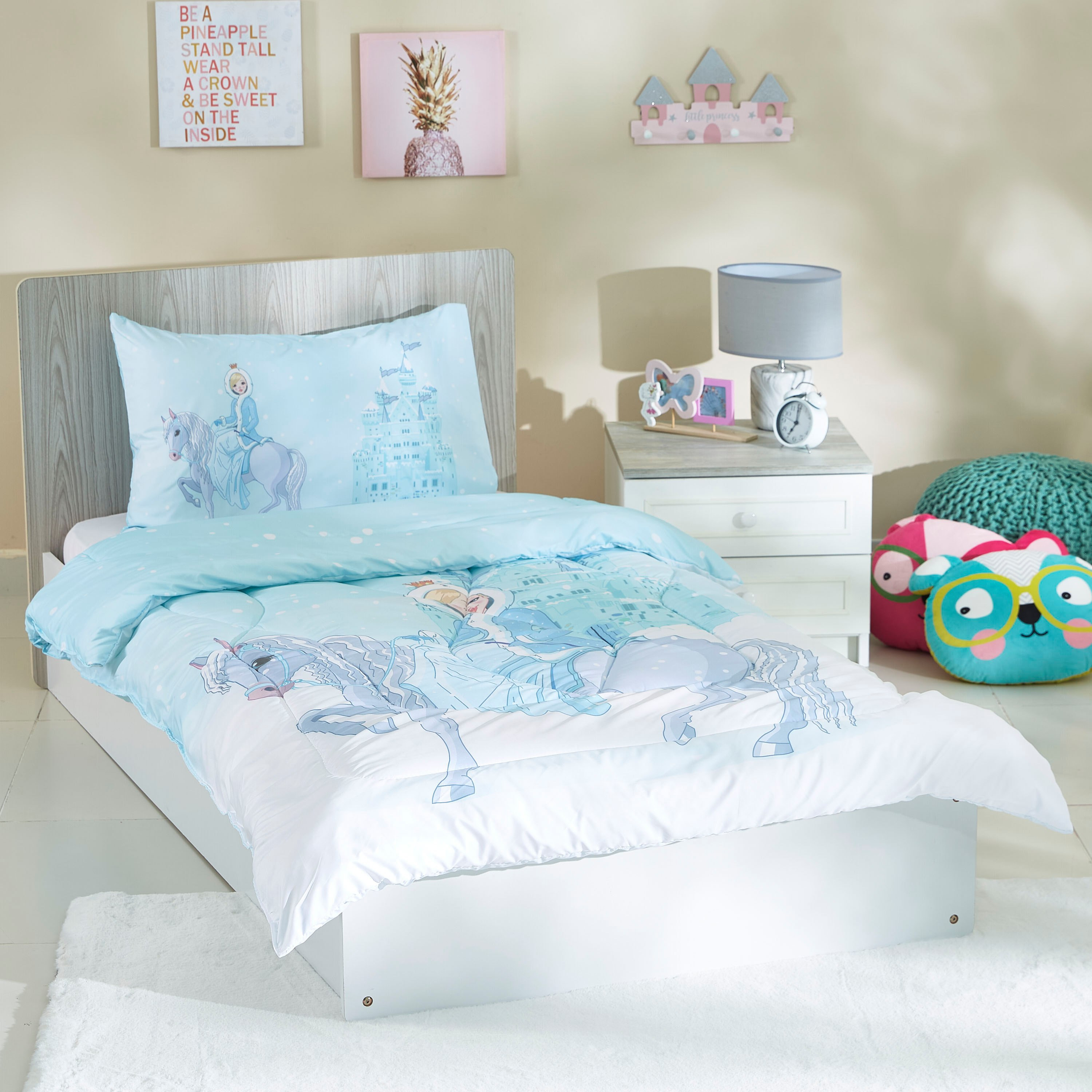 Modish Girl Digital Print 2-Piece Full Comforter Set - 135x220 cm-hbxhomeware-hbxkidsandyouth-image-6
