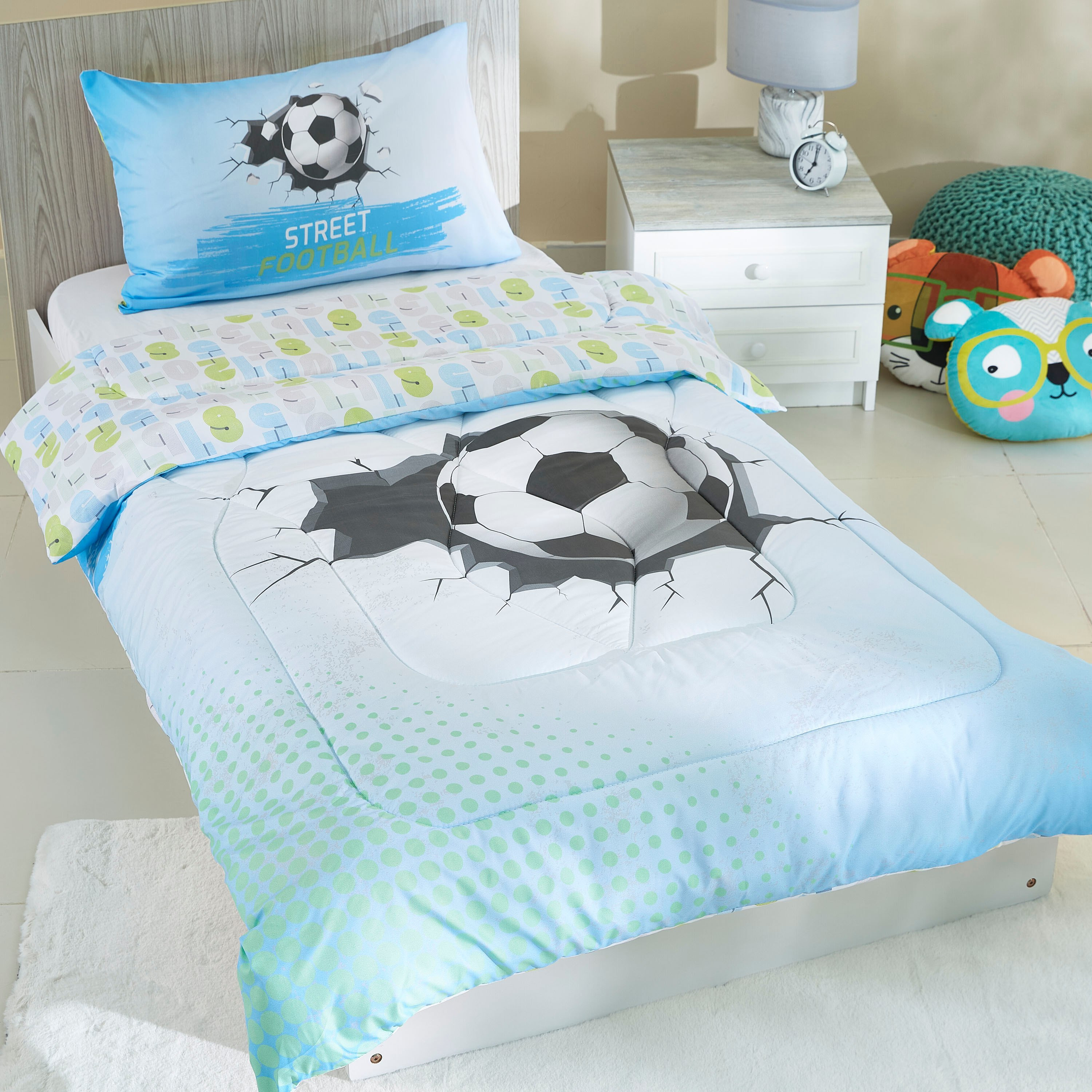 طقم لحاف قطعتين بطبعات رقمية للأولاد من موديش- 160x220 سم-hbxhomeware-hbxkidsandyouth-image-1