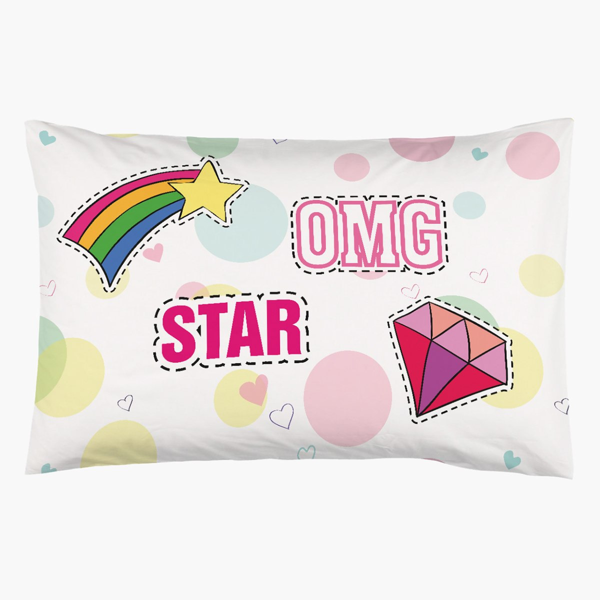 طقم لحاف مزدوج من قطعتين بطبعات رقمية للجنسين من موديش - 135x220 سم-hbxhomeware-hbxkidsandyouth-image-6