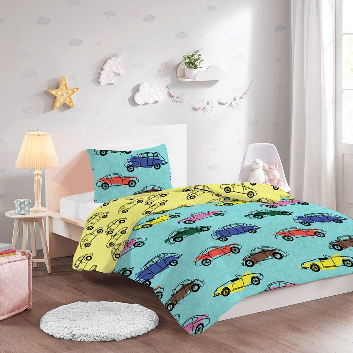 طقم لحاف بطبعات رقميّة قطعتين من موديش - 160x220 سم-hbxhomeware-hbxkidsandyouth-image-4