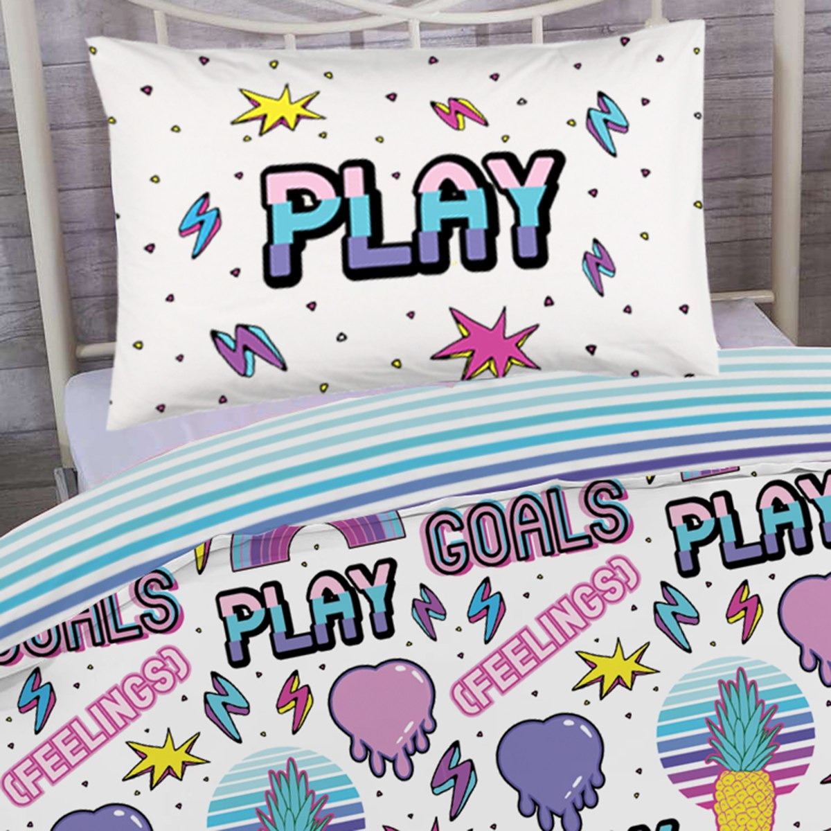 طقم لحاف بطبعات رقميّة قطعتين من موديش - 160x220 سم-hbxhomeware-hbxkidsandyouth-image-2
