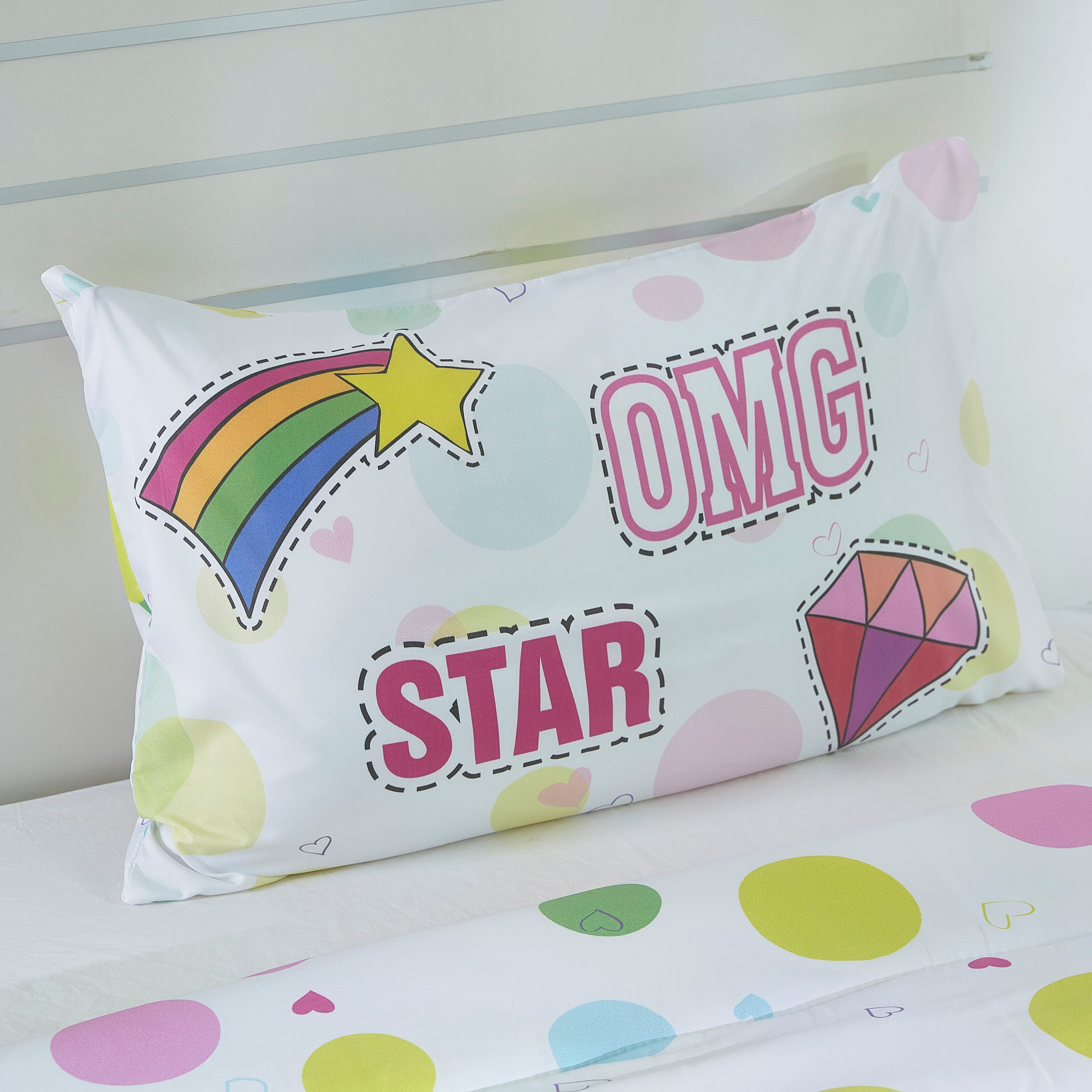 طقم لحاف قطعتين بطبعات رقمية للجنسين من موديش - 160x220 سم-hbxhomeware-hbxkidsandyouth-image-4