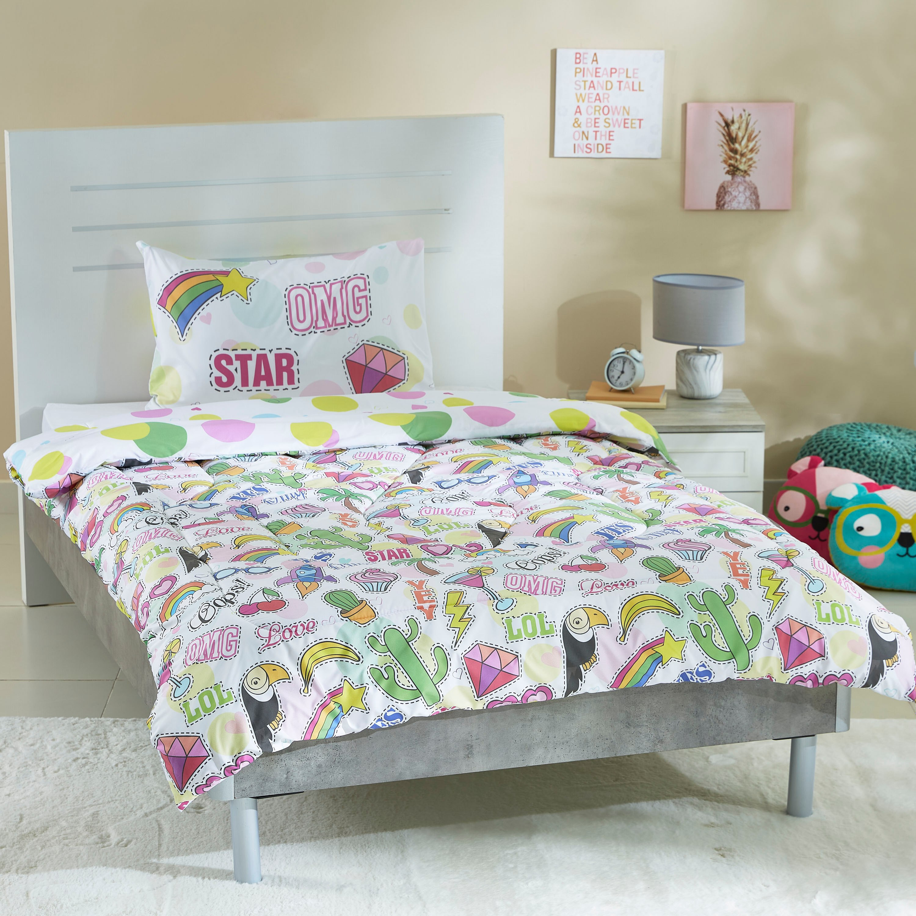 طقم لحاف قطعتين بطبعات رقمية للجنسين من موديش - 160x220 سم-hbxhomeware-hbxkidsandyouth-image-6
