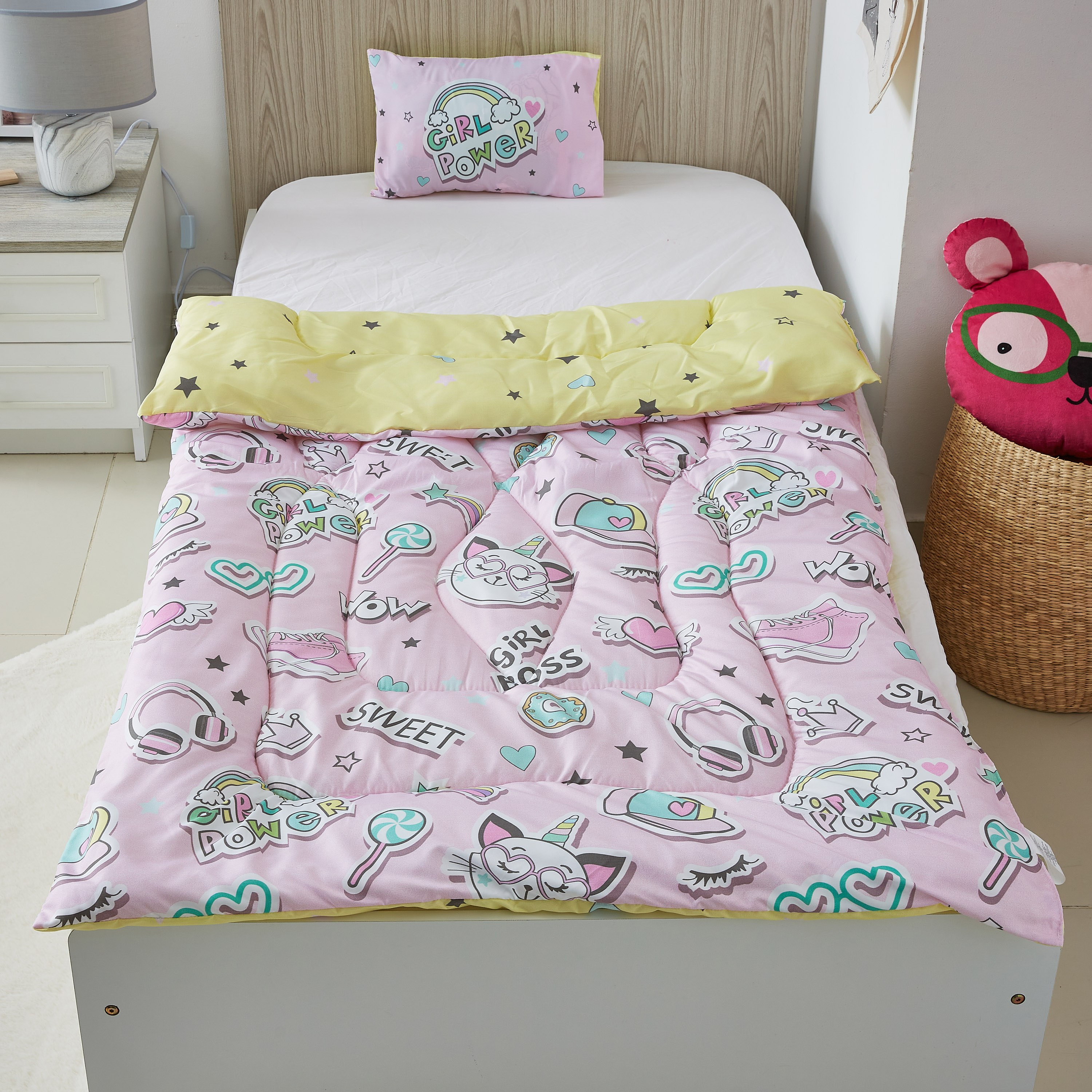 طقم لحاف كامل من قطعتين من موديش - 100x170 سم-hbxhomeware-hbxkidsandyouth-image-2