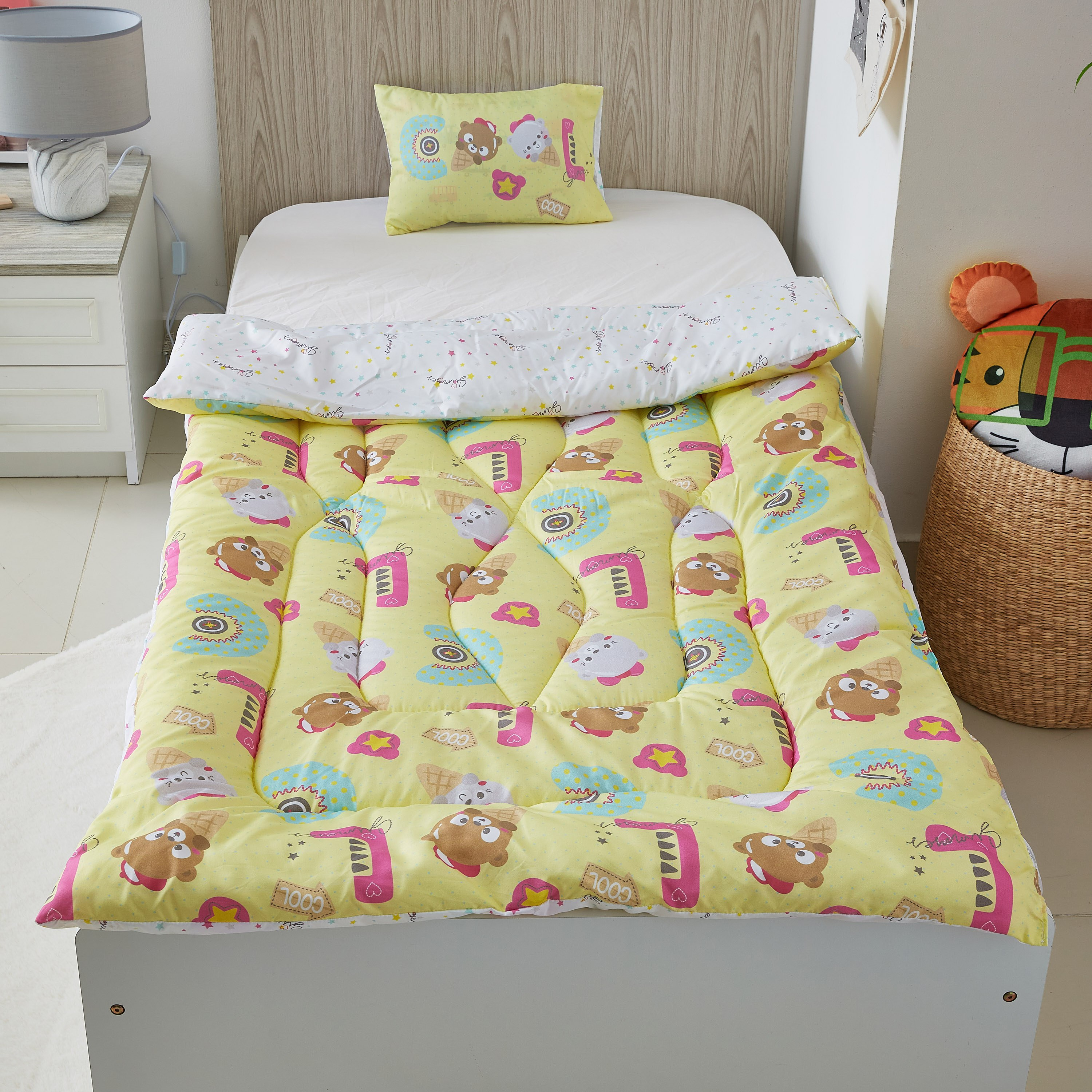 طقم لحاف كامل قطعتين من موديش - 100x170 سم-hbxhomeware-hbxkidsandyouth-image-2