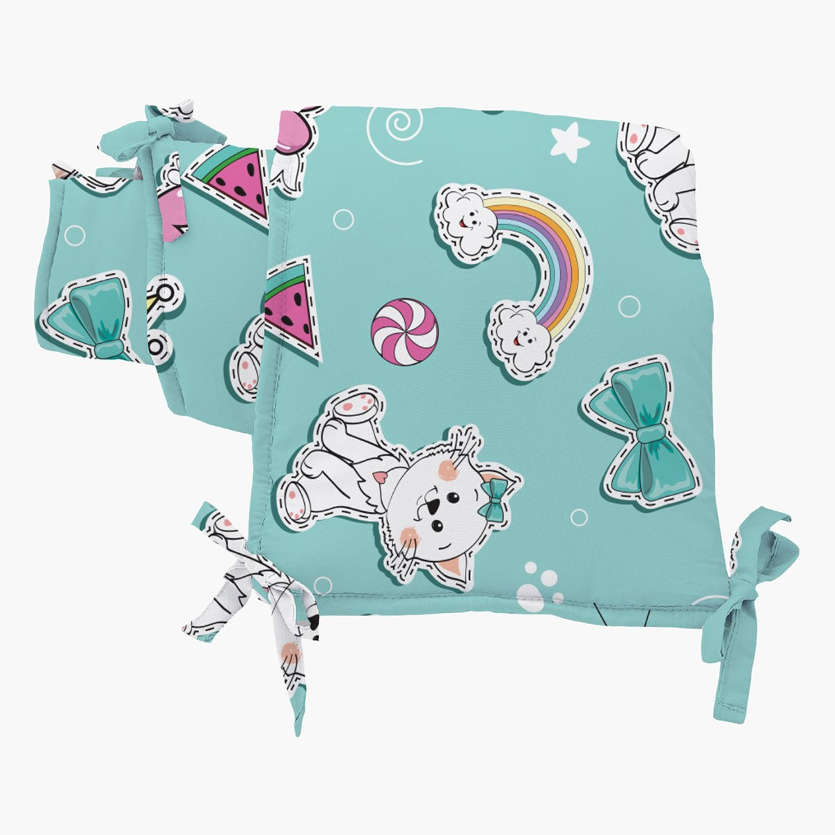 طقم لحاف سرير كامل ومصد للأطفال 4 قطع - 132x10 سم-hbxhomeware-hbxkidsandyouth-image-3