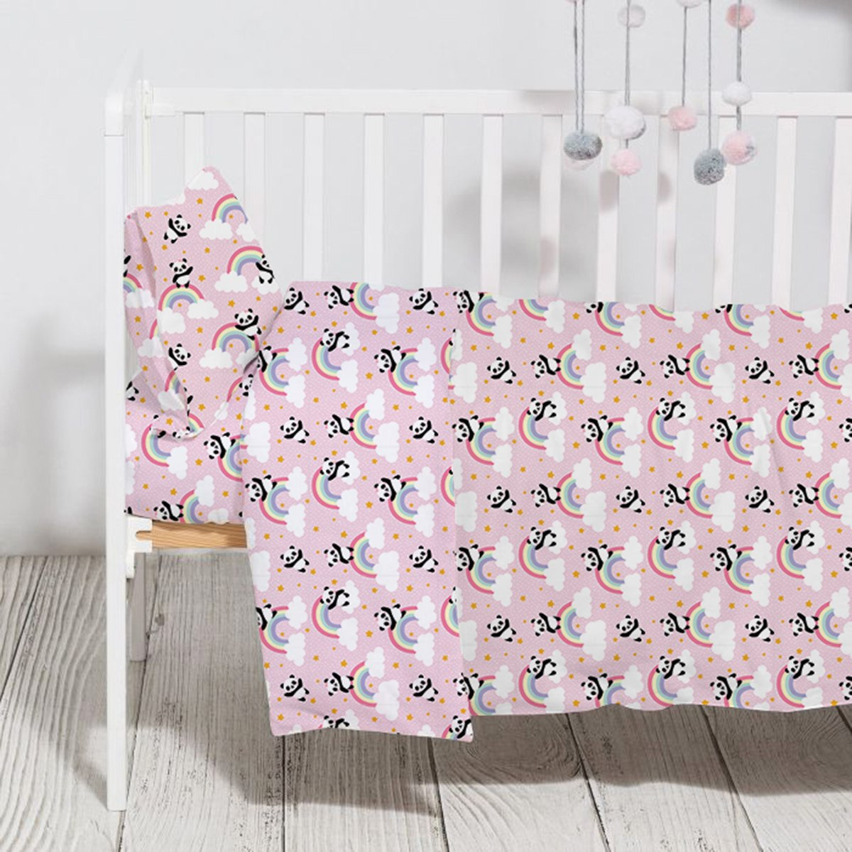 Toddler 4-Piece Bed Bumper and Full Comforter Set - 132x104 cm-hbxhomeware-hbxkidsandyouth-image-2