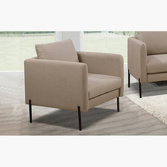 Quinton 1-Seater Fabric Sofa