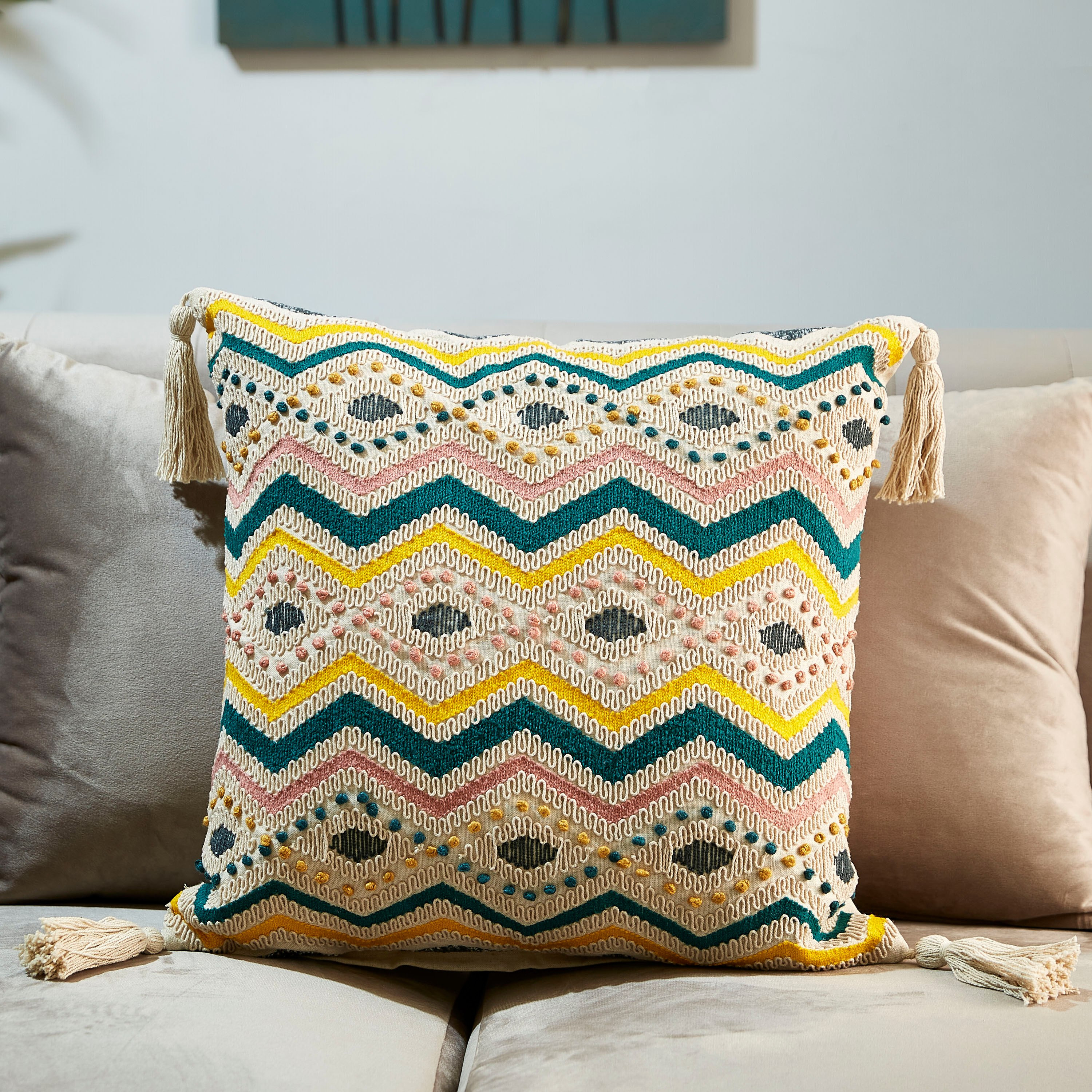 وسادة محشوة من أيلاني - 45x45 سم-hbxlivingroom-furnishings-cushionsandcovers-filledcushions-image-1