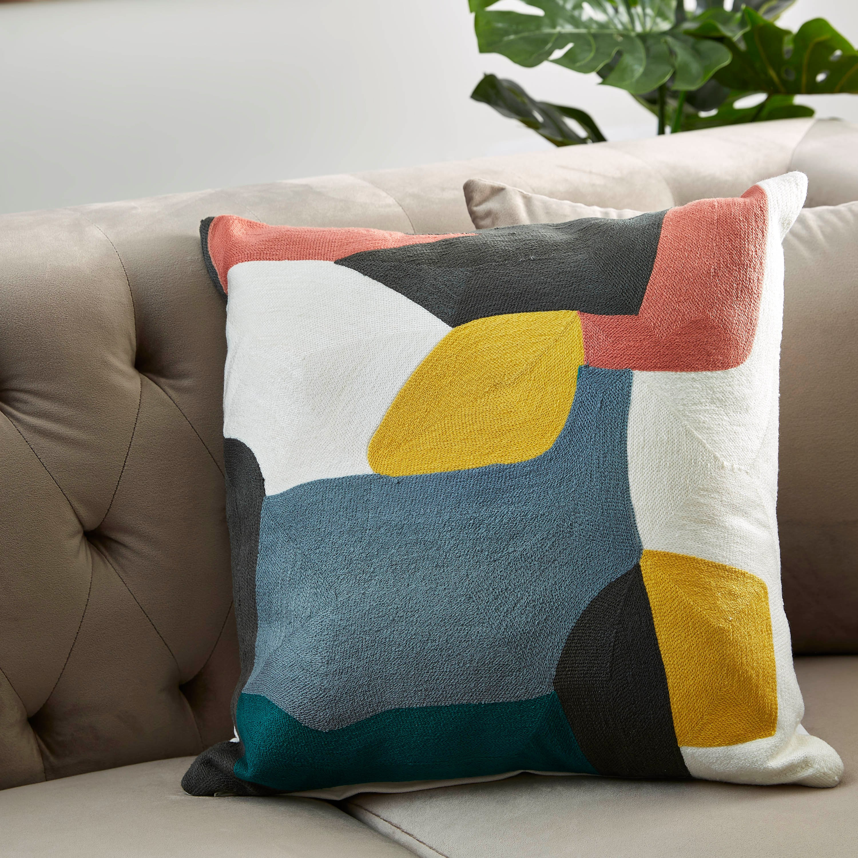 Eason Filled Cushion - 45x45 cm-hbxlivingroom-furnishings-cushionsandcovers-filledcushions-image-1