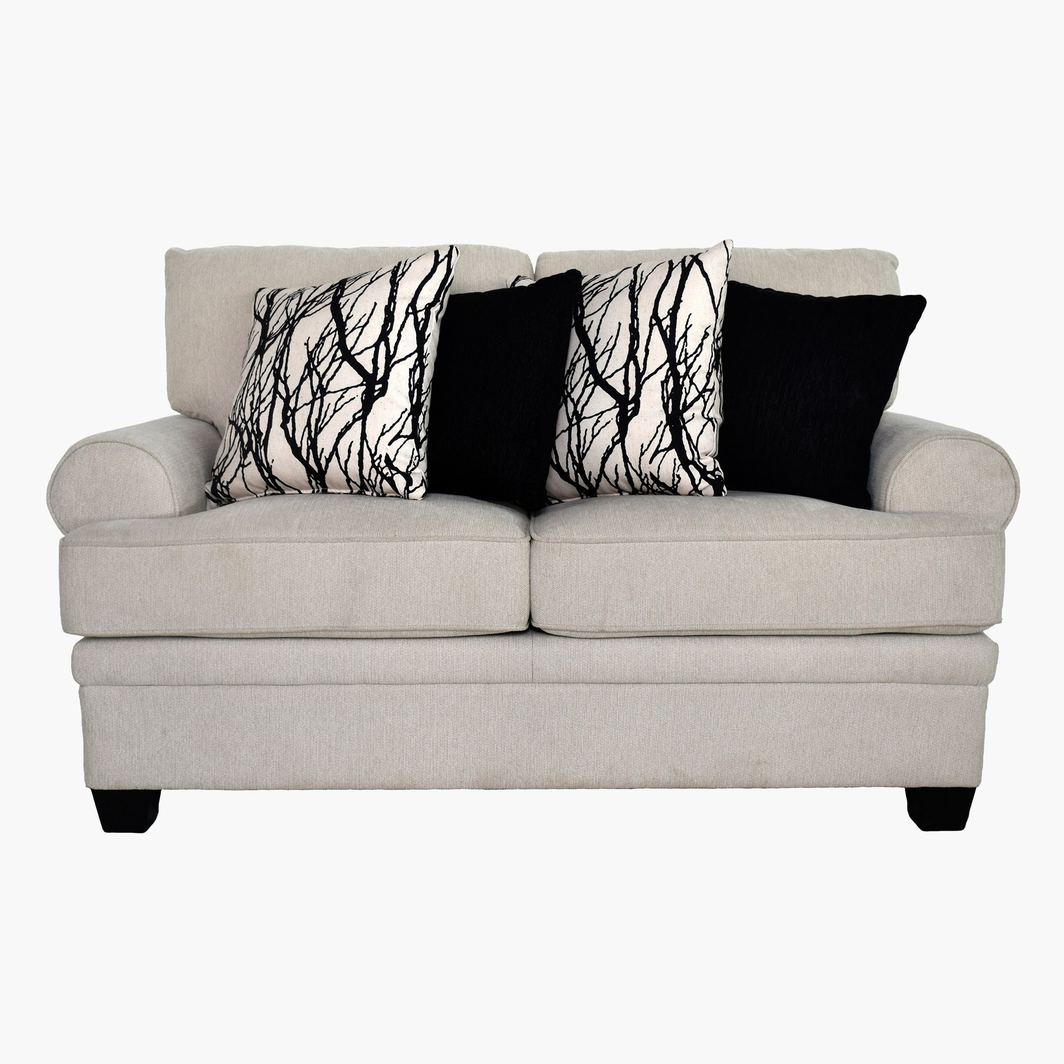 Monarch 2-Seater Fabric Sofa with 4 Cushions-hbxlivingroom-sofasandarmchairs-sofas-image-2