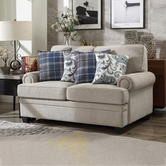 Ashton 2-Seater Fabric Sofa with 4 Cushions